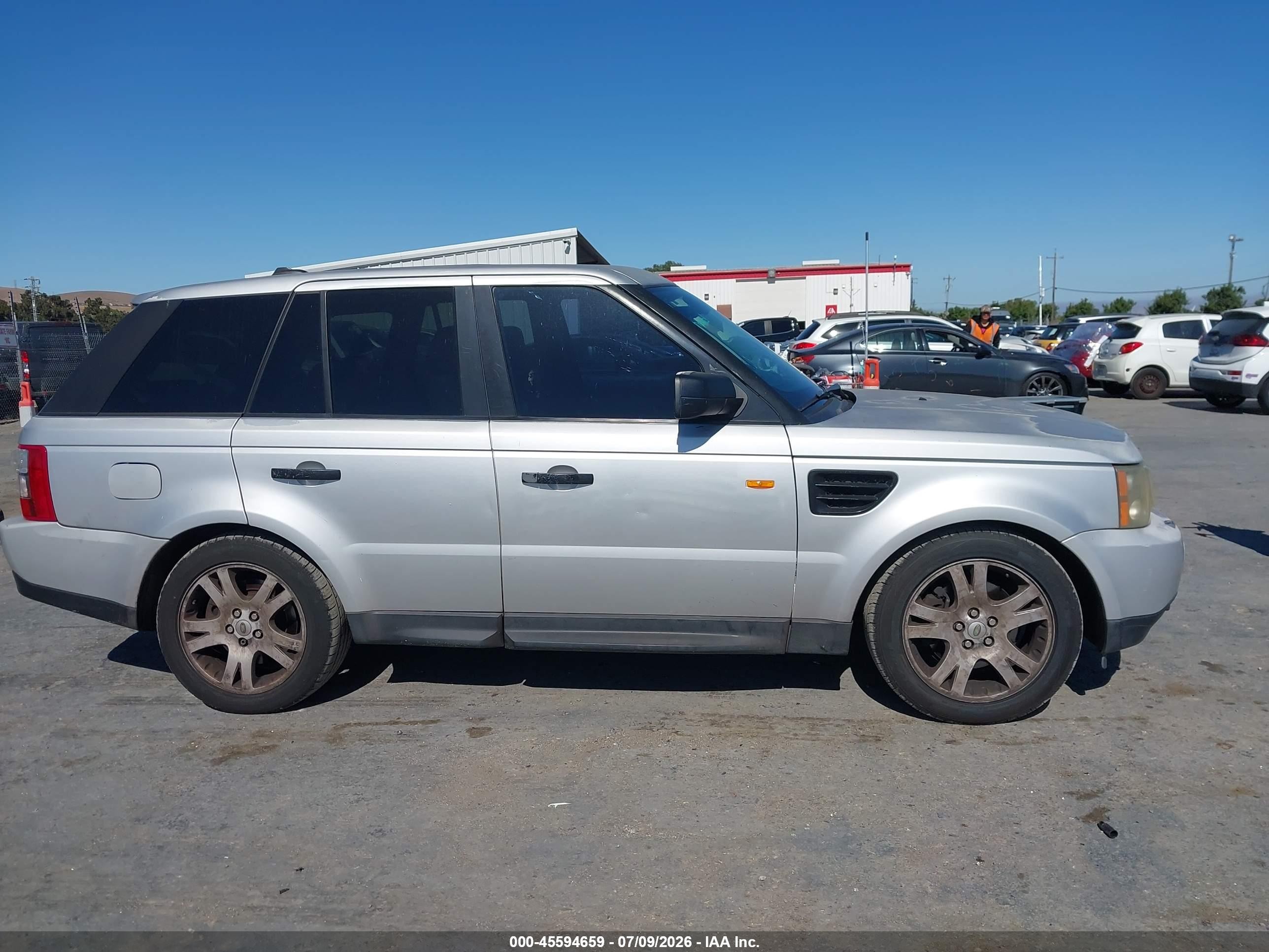 2006 Land Rover Range Rover Sport Hse Gray vin: SALSF25416A916549