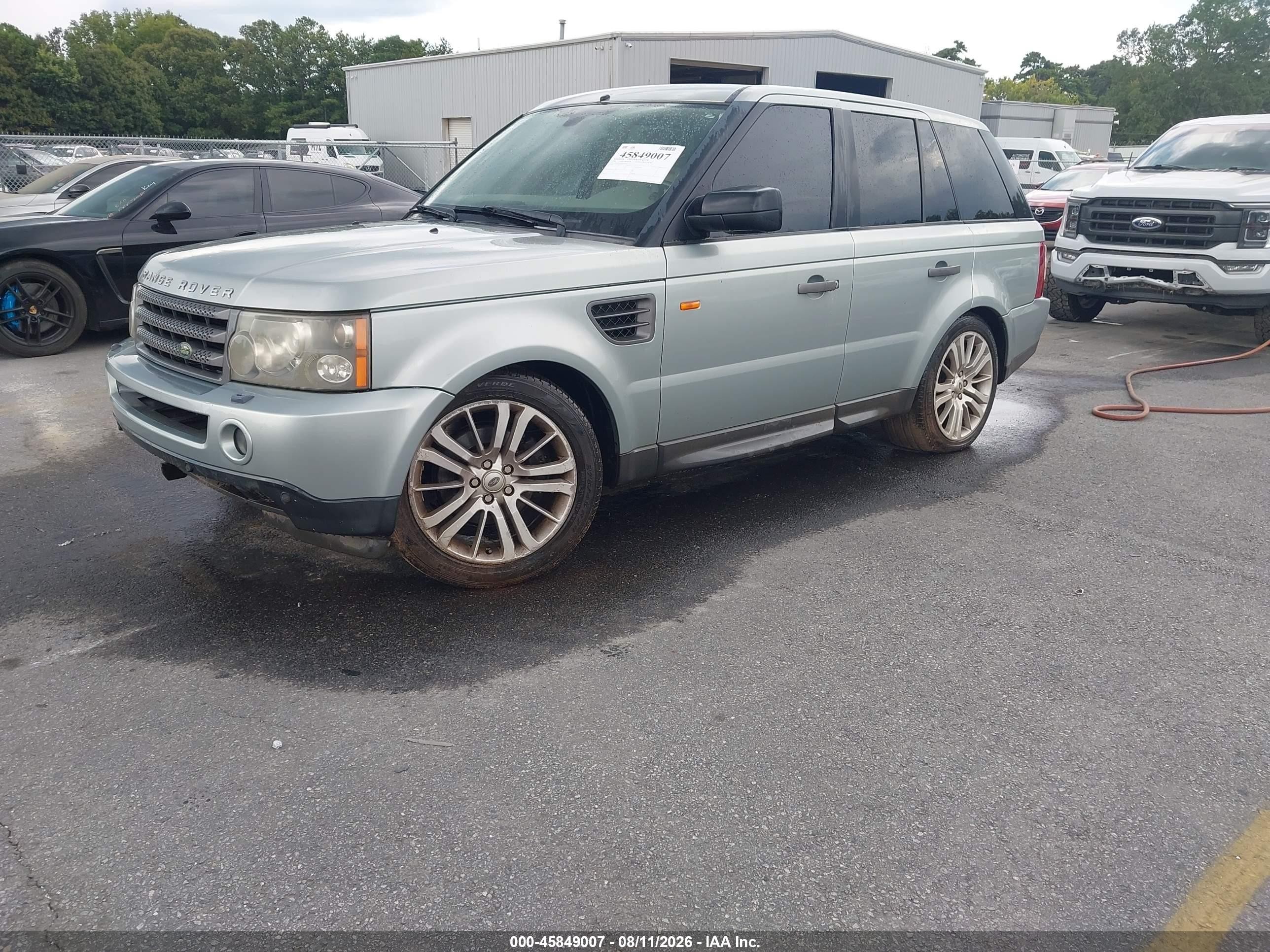 2006 Land Rover Range Rover Sport Hse Teal vin: SALSF25416A923050