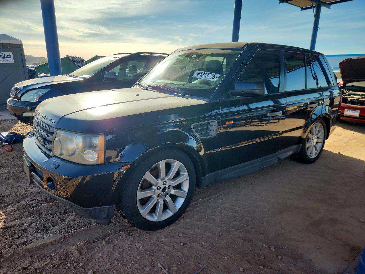 2006 Land Rover Range Rover Sport Hse Black vin: SALSF25416A964746
