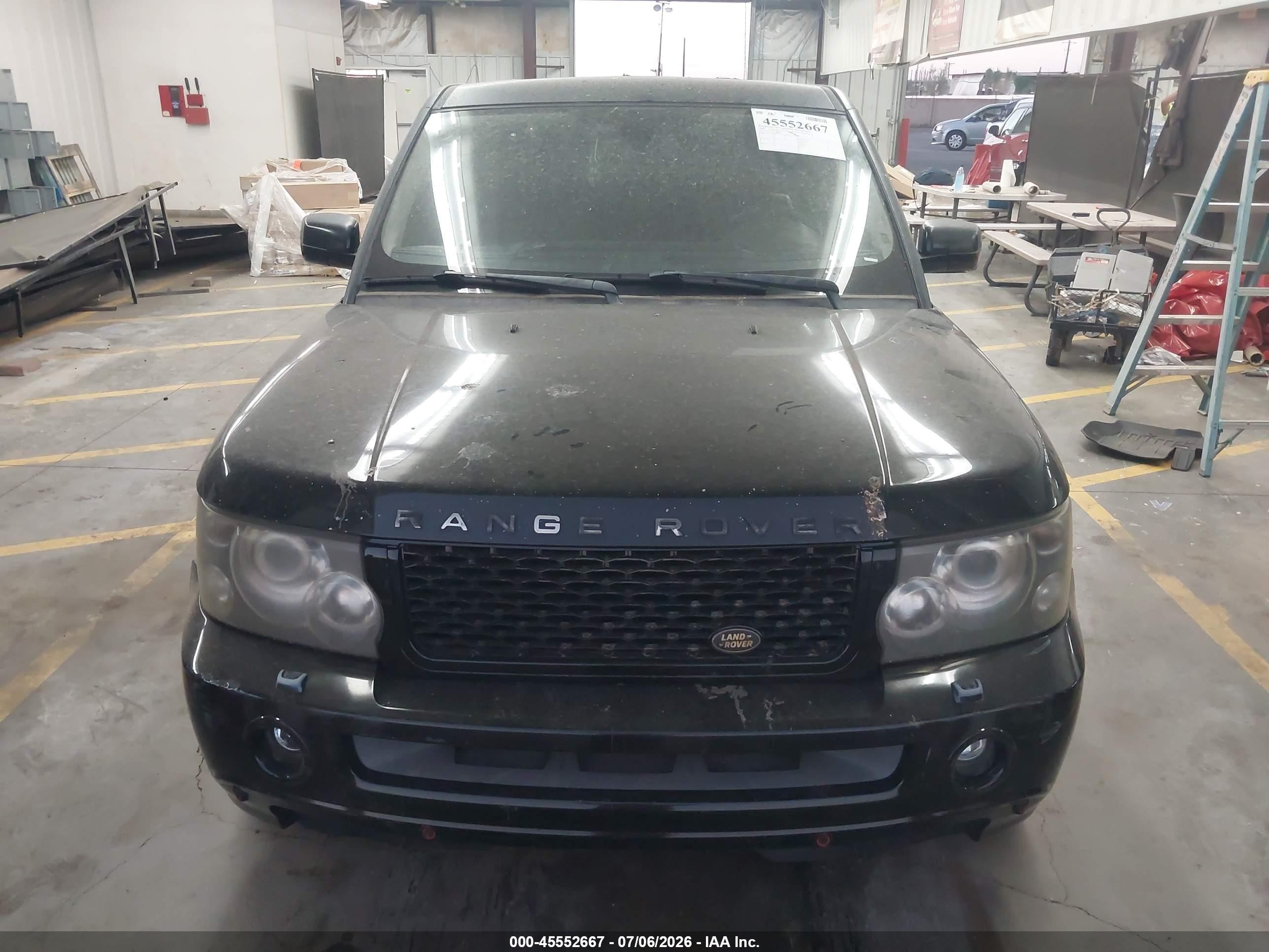 2006 Land Rover Range Rover Sport Hse Black vin: SALSF25426A949155