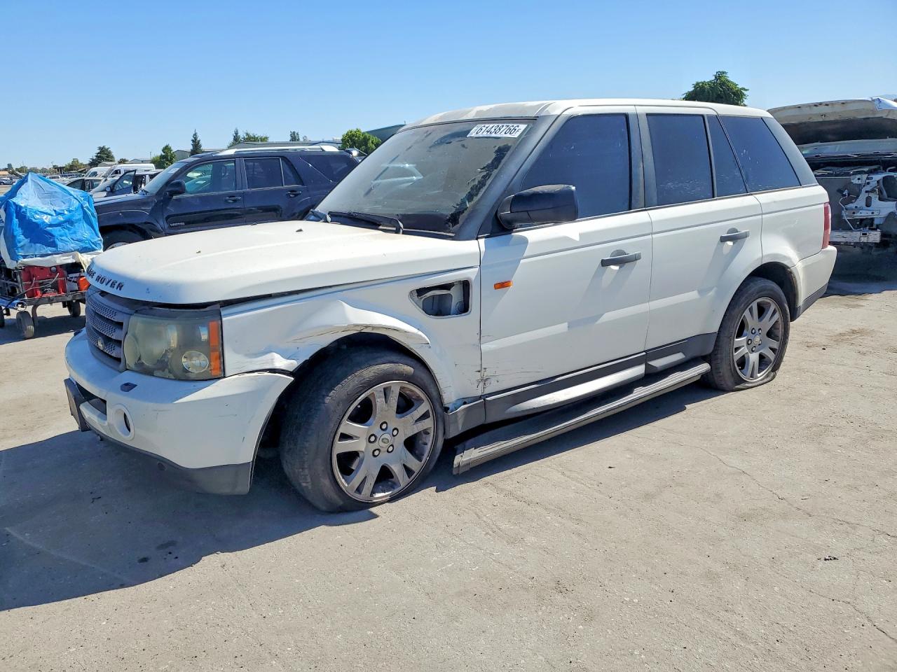 2006 Land Rover Range Rover Sport Hse White vin: SALSF25426A961239