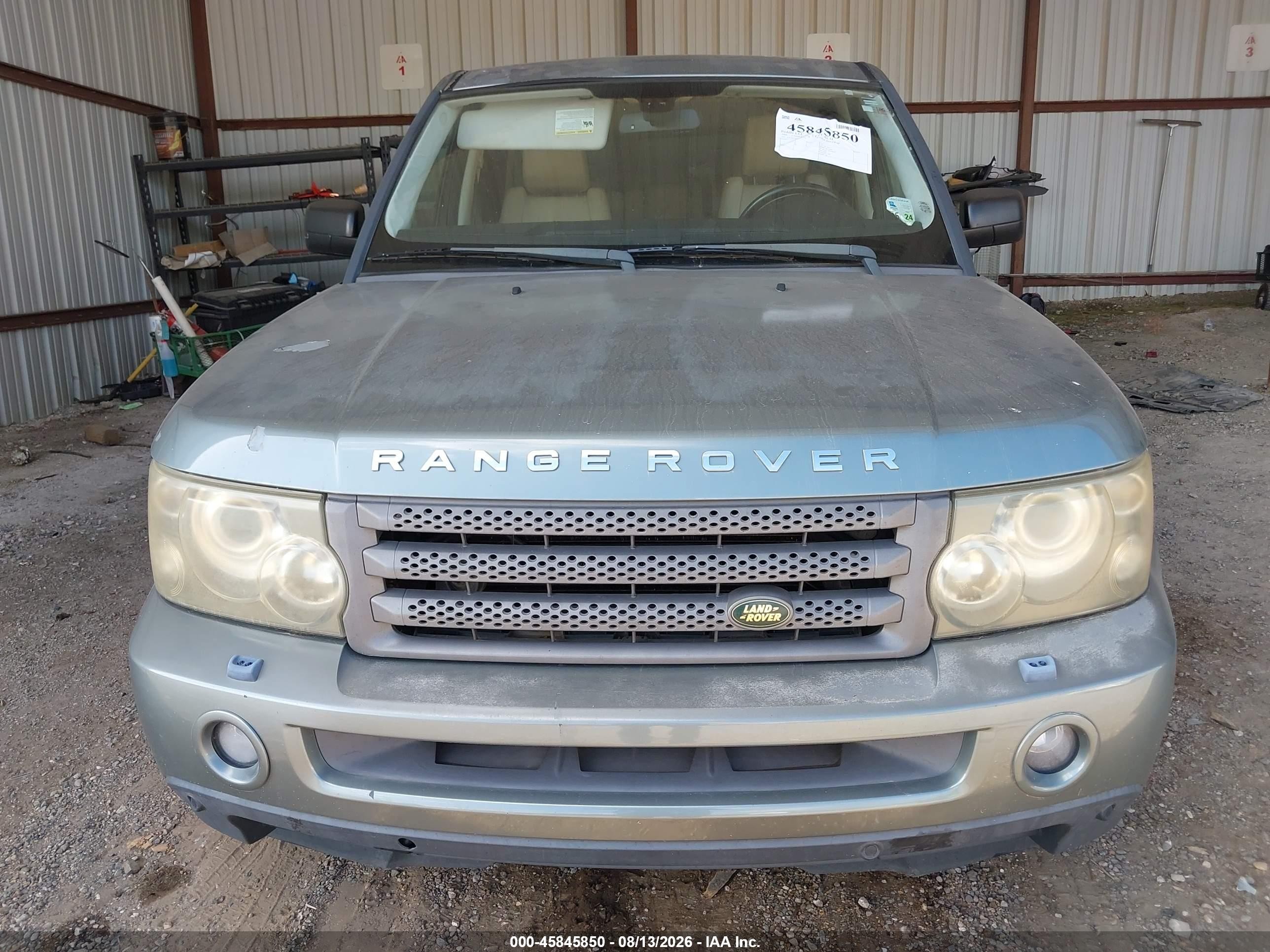 2006 Land Rover Range Rover Sport Hse Green vin: SALSF25426A972435
