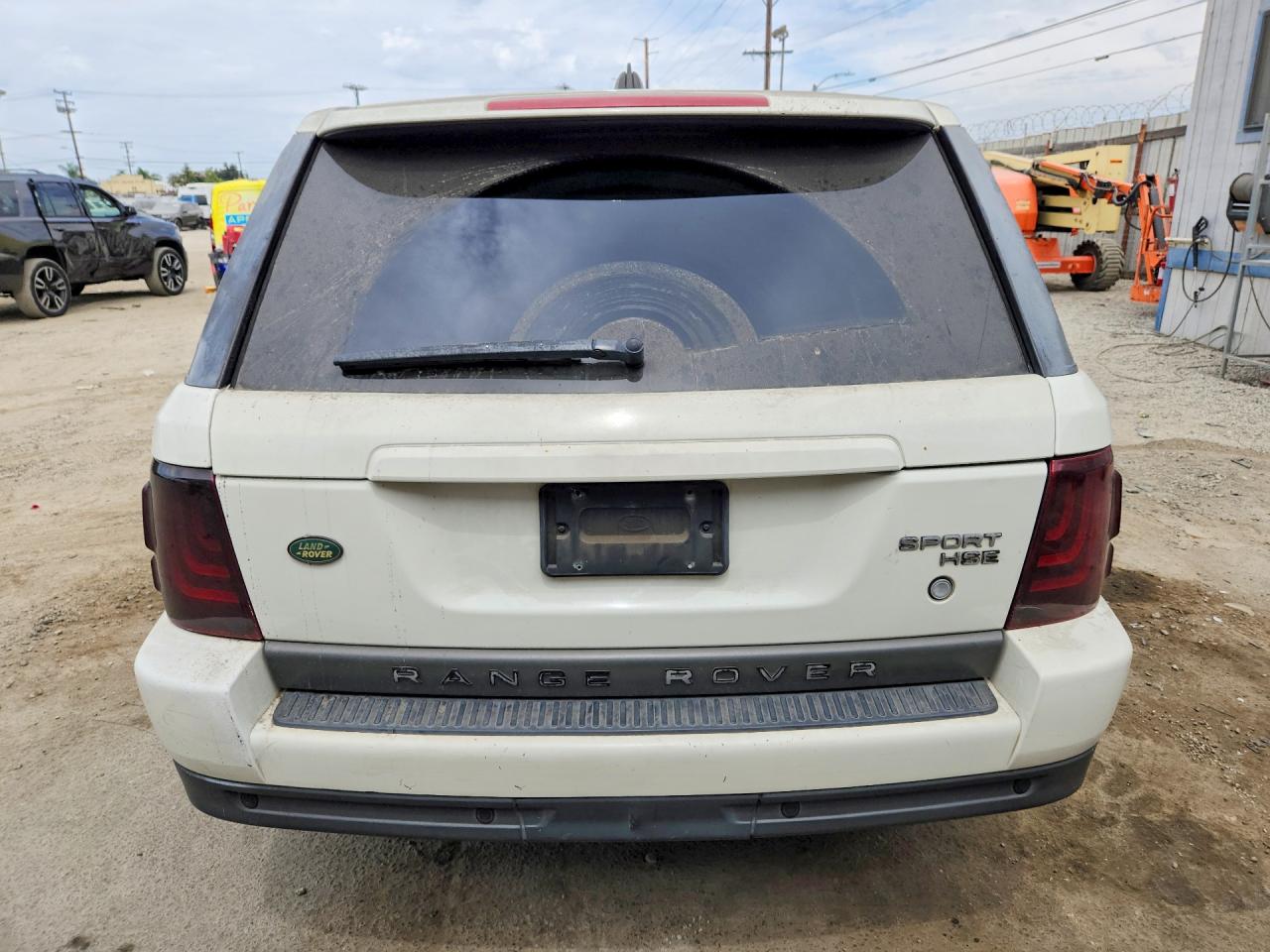 2006 Land Rover Range Rover Sport Hse White vin: SALSF25426A981278