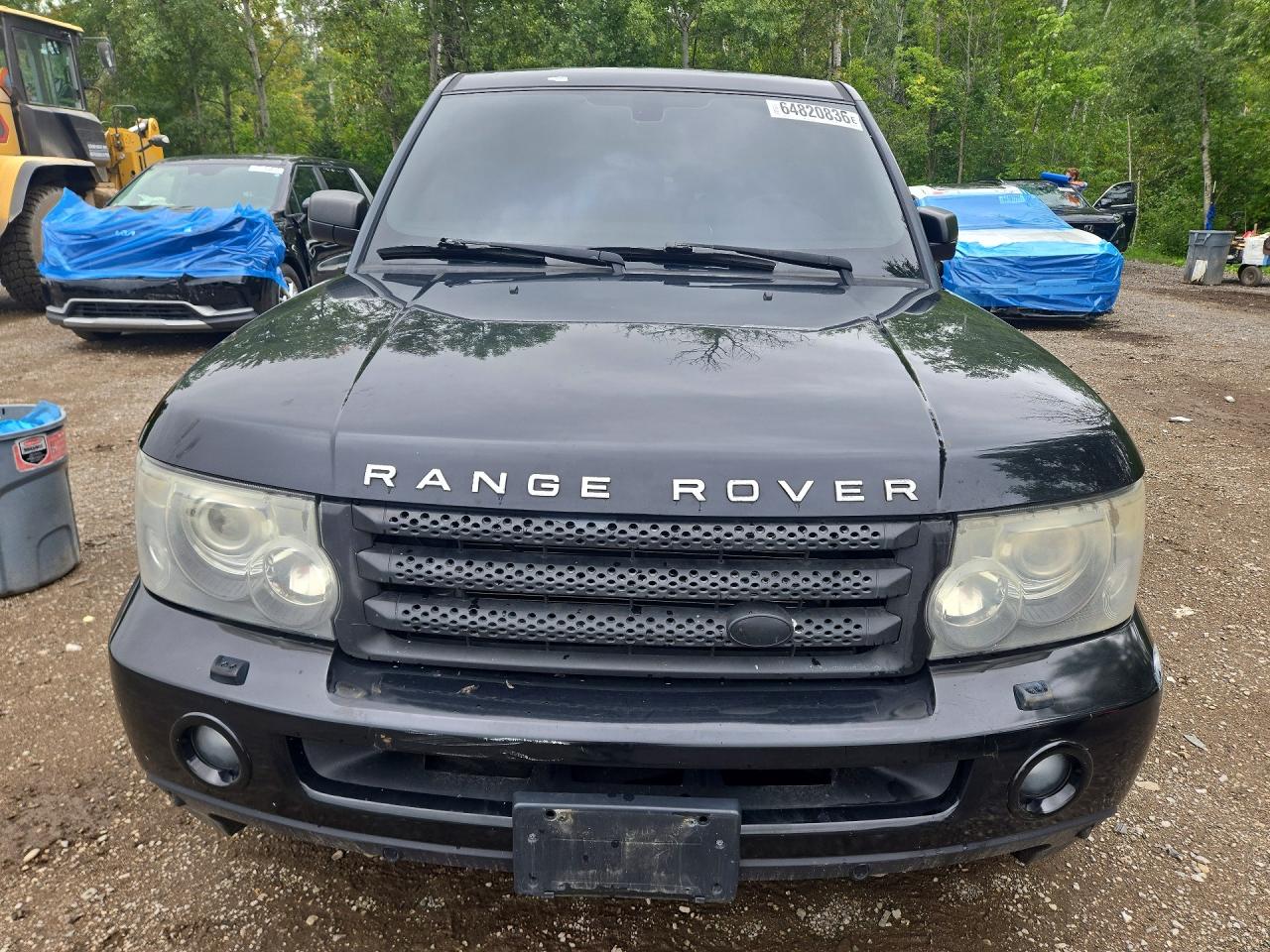 2007 Land Rover Range Rover Sport Hse Black vin: SALSF25427A986790