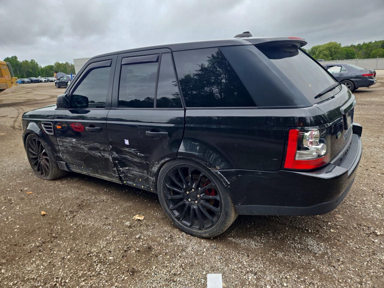2007 Land Rover Range Rover Sport Hse Black vin: SALSF25427A986790