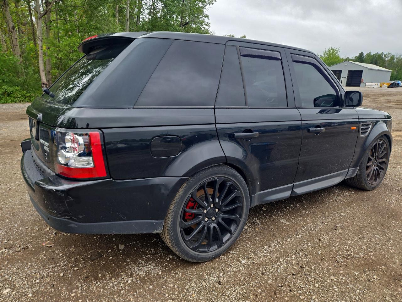 2007 Land Rover Range Rover Sport Hse Black vin: SALSF25427A986790