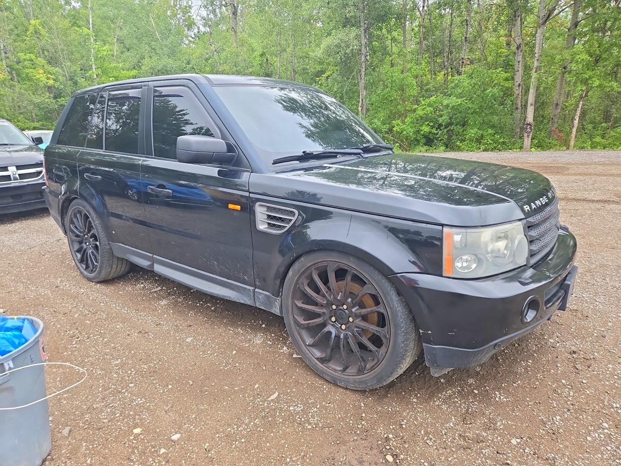 2007 Land Rover Range Rover Sport Hse Black vin: SALSF25427A986790