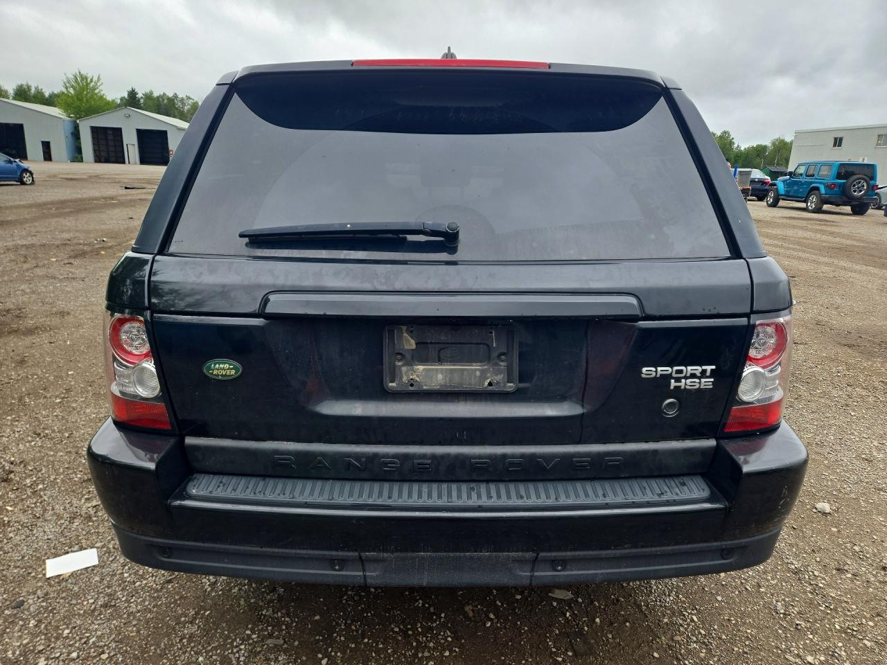 2007 Land Rover Range Rover Sport Hse Black vin: SALSF25427A986790