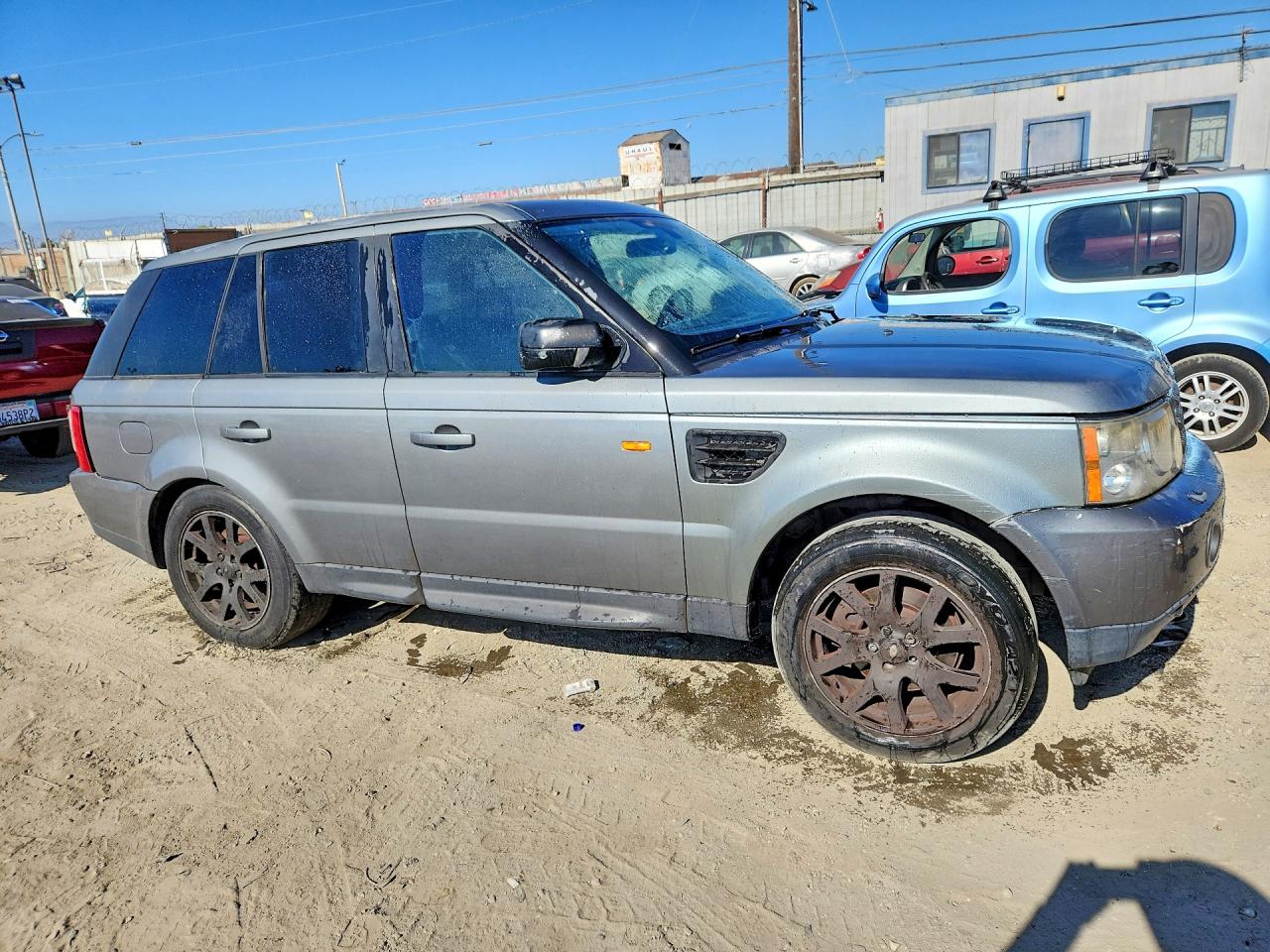 2008 Land Rover Range Rover Sport Hse Gray vin: SALSF25428A170048