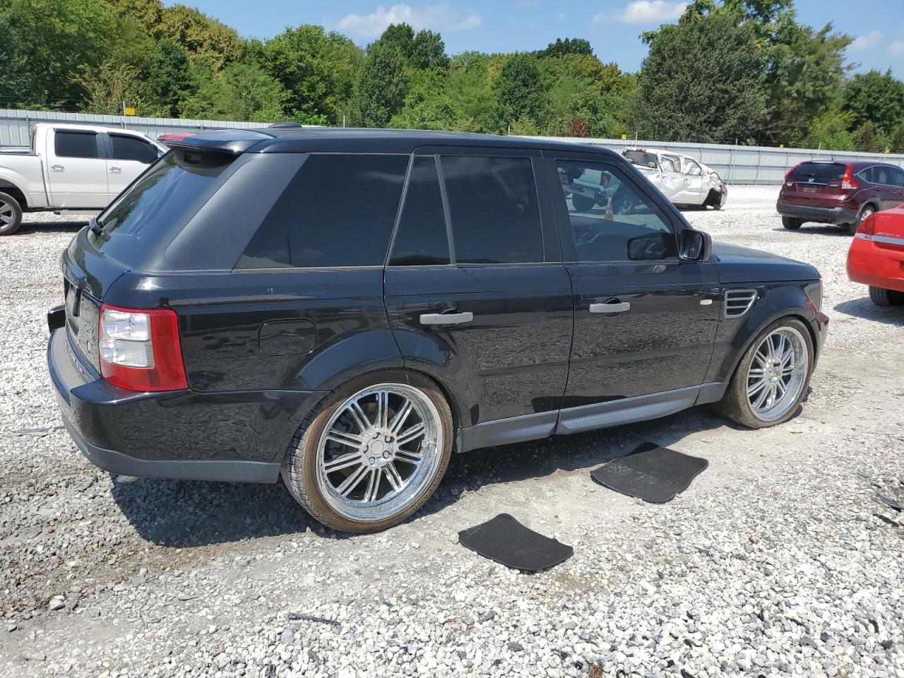 2009 Land Rover Range Rover Sport Hse Black vin: SALSF25429A209108