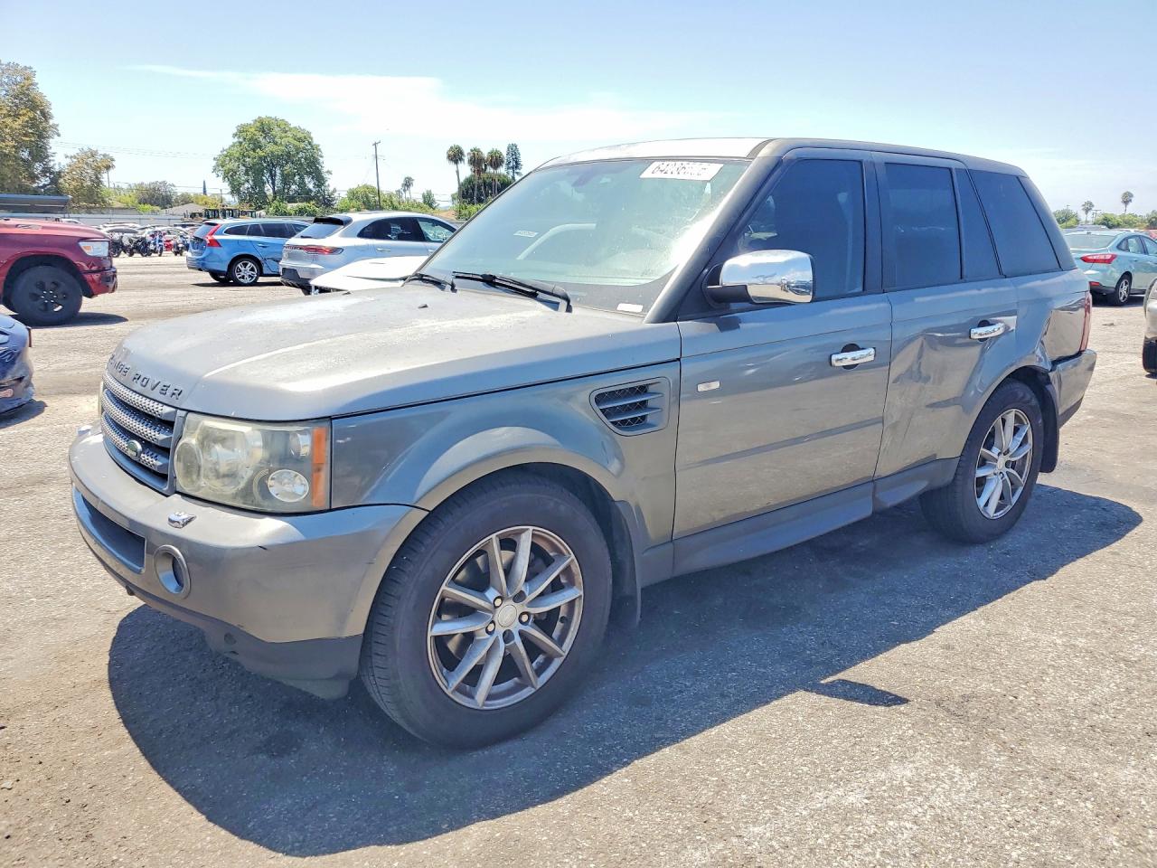 2009 Land Rover Range Rover Sport Hse Серый vin: SALSF25429A212672