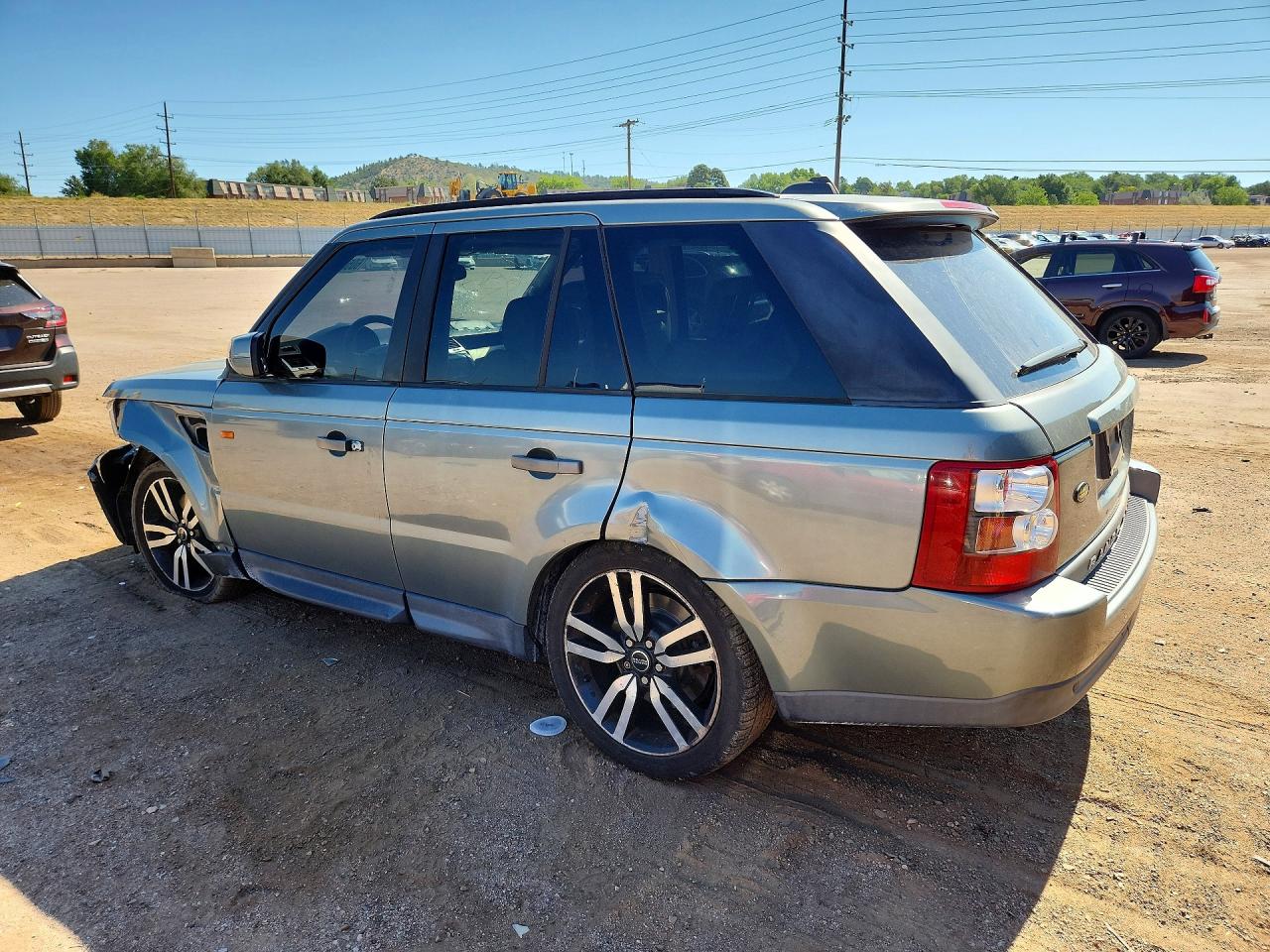 2006 Land Rover Range Rover Sport Hse Silver vin: SALSF25436A928587