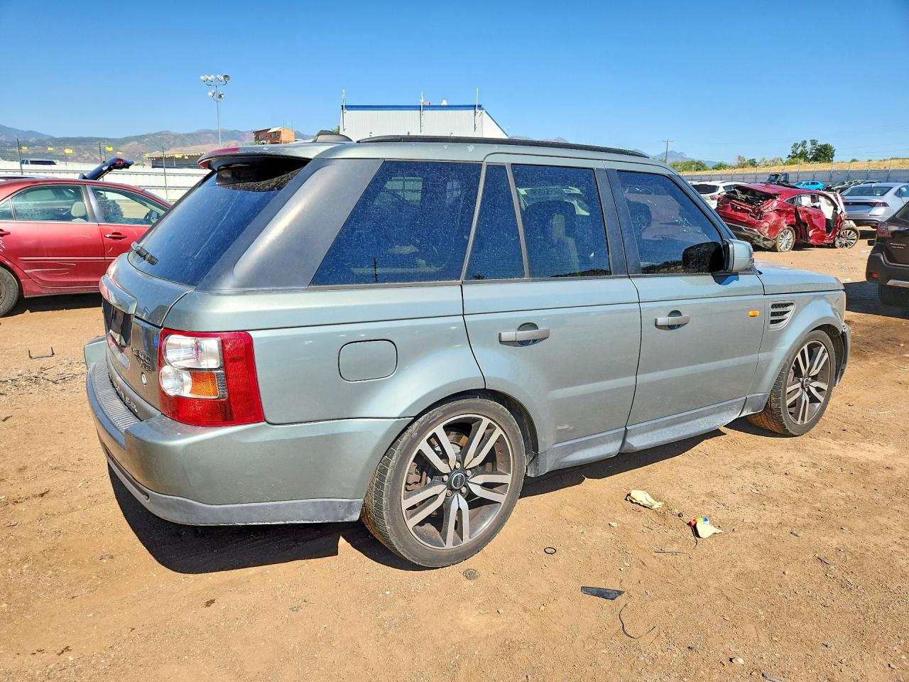 2006 Land Rover Range Rover Sport Hse Silver vin: SALSF25436A928587
