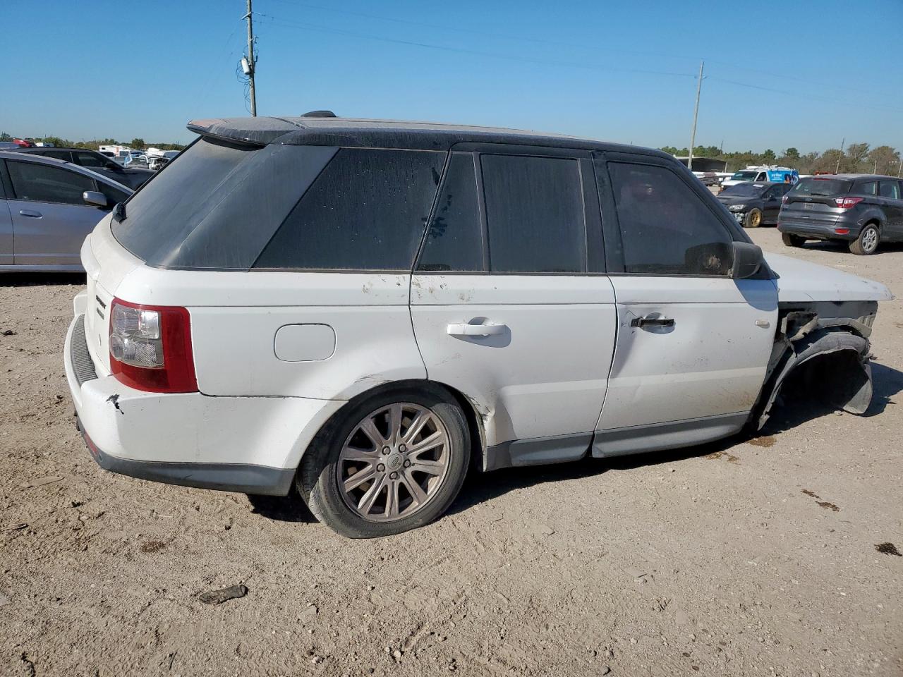 2009 Land Rover Range Rover Sport Hse White vin: SALSF25439A213863