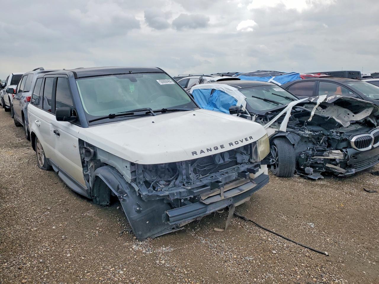 2009 Land Rover Range Rover Sport Hse White vin: SALSF25439A213863