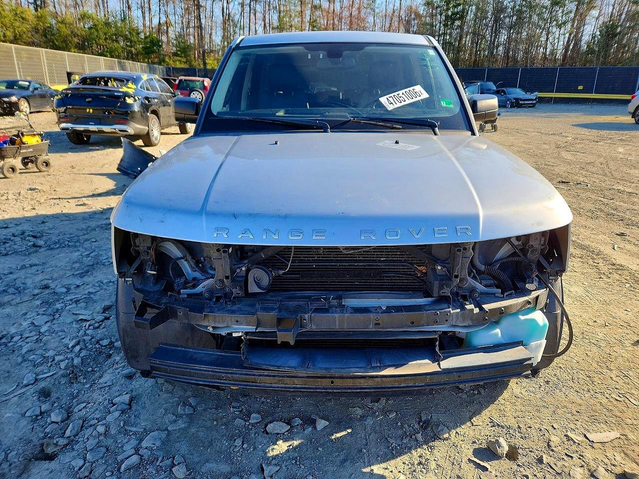 2006 Land Rover Range Rover Sport Hse Silver vin: SALSF25446A959914