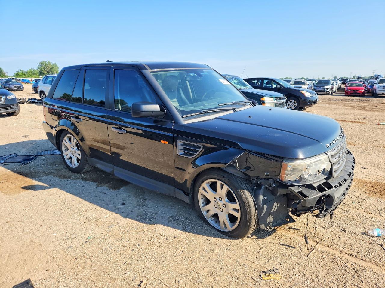 2006 Land Rover Range Rover Sport Hse Black vin: SALSF25456A979945