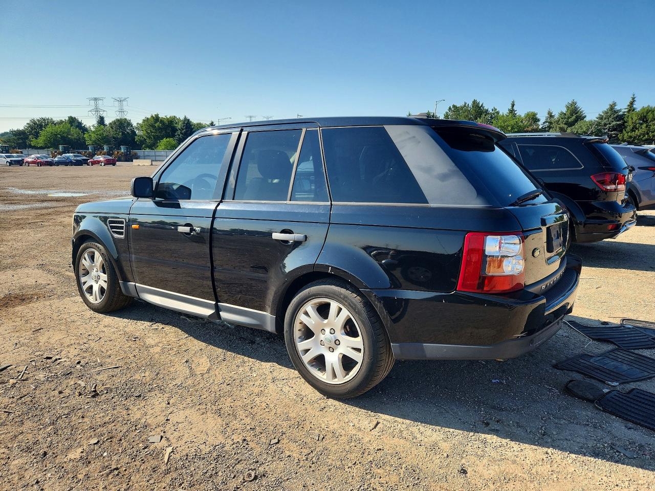 2006 Land Rover Range Rover Sport Hse Black vin: SALSF25456A979945