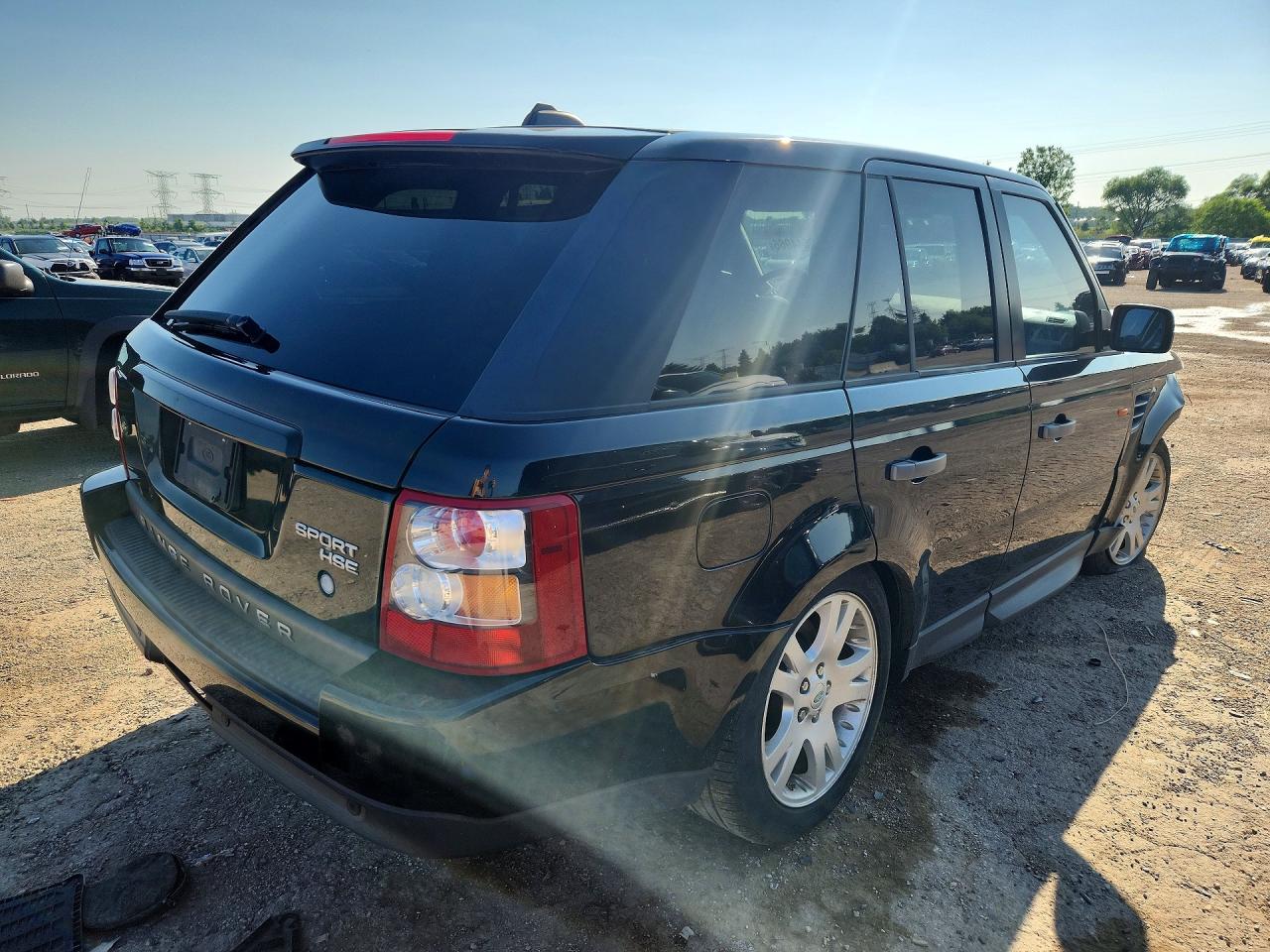 2006 Land Rover Range Rover Sport Hse Black vin: SALSF25456A979945