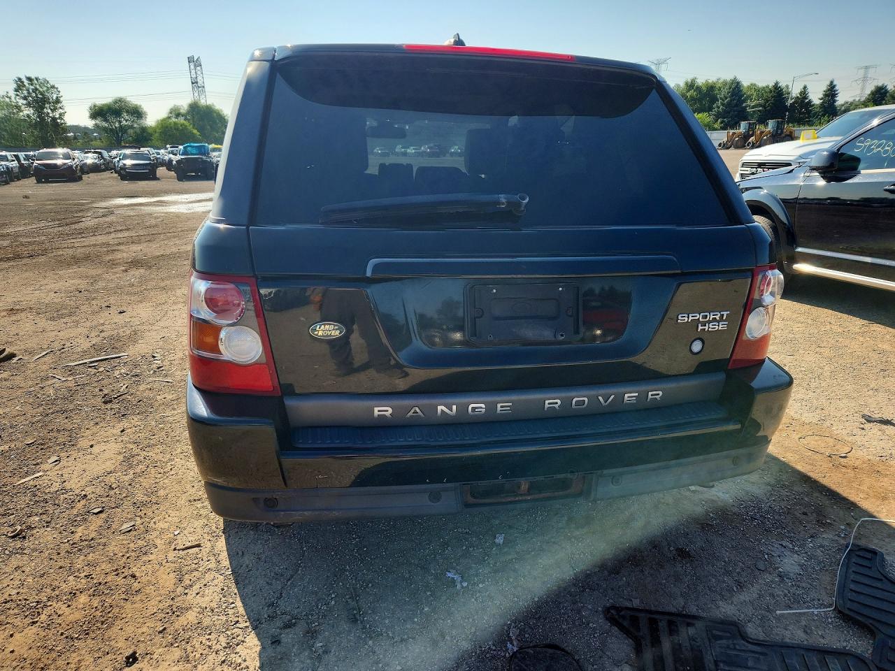 2006 Land Rover Range Rover Sport Hse Black vin: SALSF25456A979945
