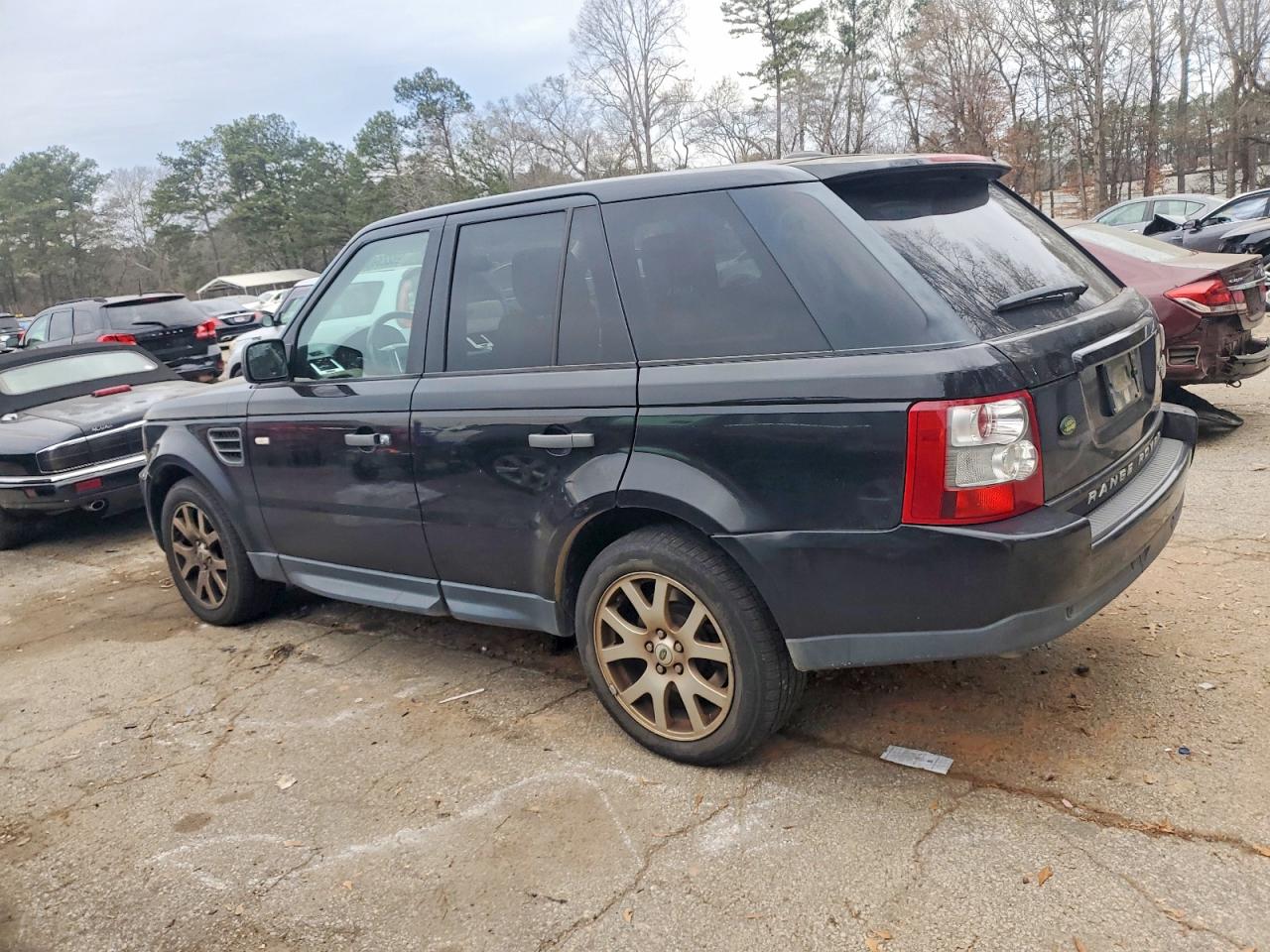 2009 Land Rover Range Rover Sport Hse Черный vin: SALSF25459A208017