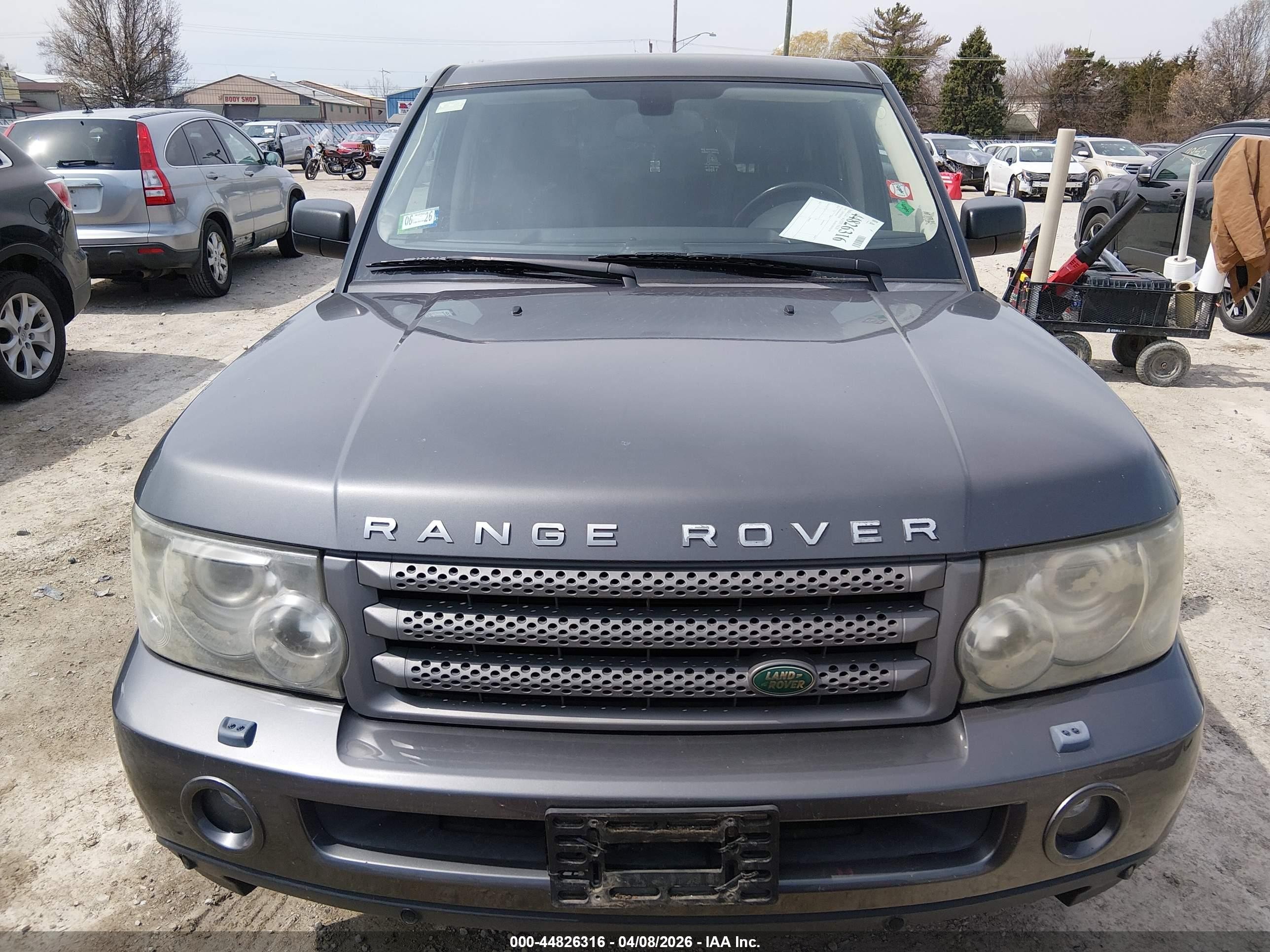 2006 Land Rover Range Rover Sport Hse Gray vin: SALSF25466A957436