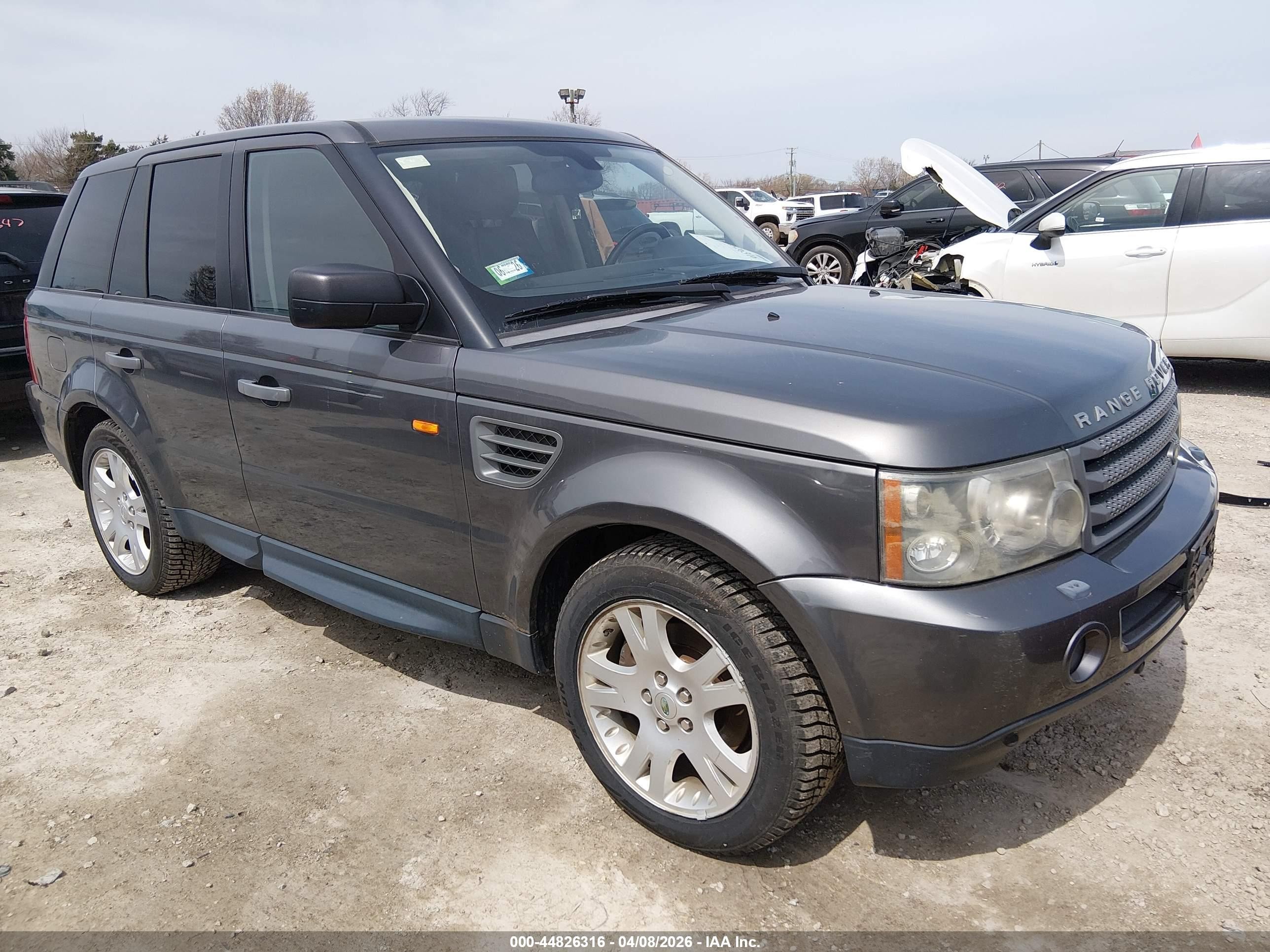2006 Land Rover Range Rover Sport Hse Gray vin: SALSF25466A957436