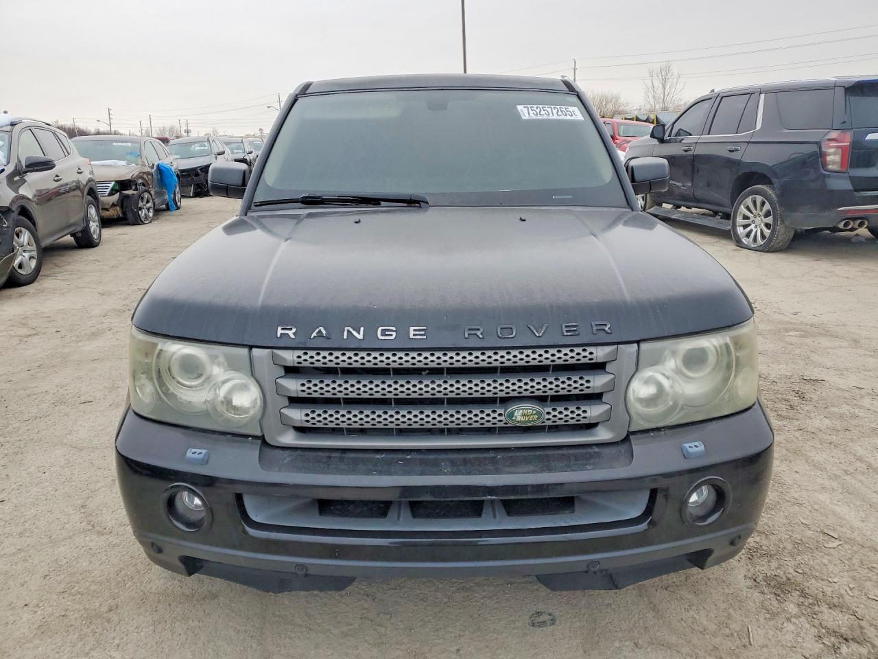 2008 Land Rover Range Rover Sport Hse Black vin: SALSF25468A151163