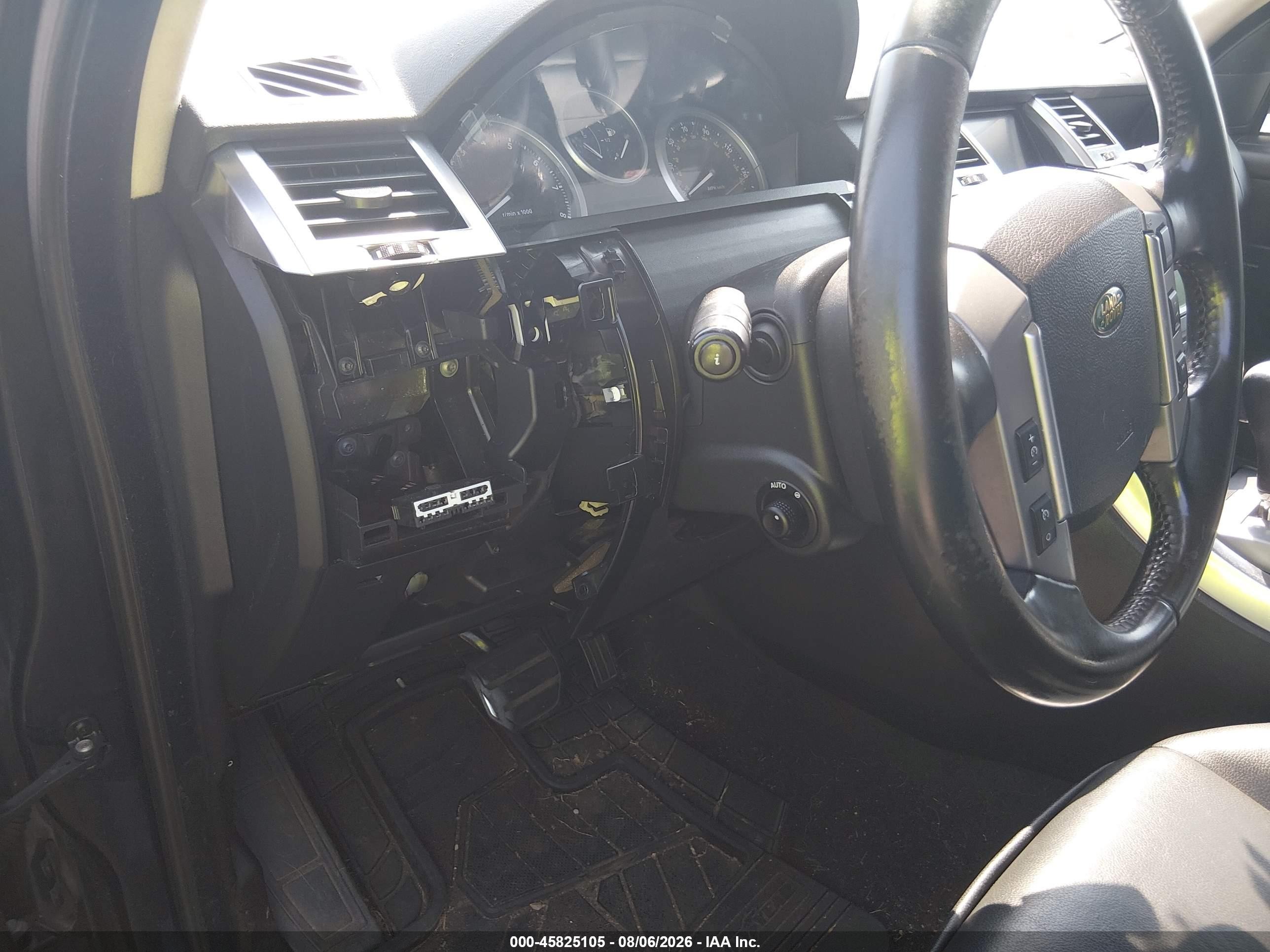 2009 Land Rover Range Rover Sport Hse Black vin: SALSF25469A212321