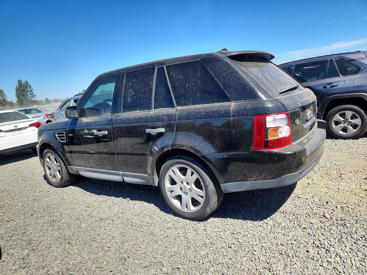 2006 Land Rover Range Rover Sport Hse Black vin: SALSF25476A968378