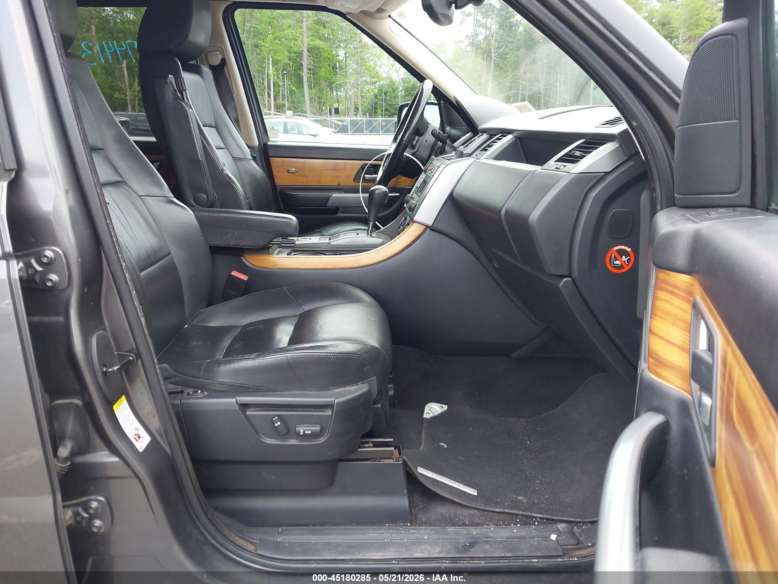 2006 Land Rover Range Rover Sport Hse Gray vin: SALSF25476A972091