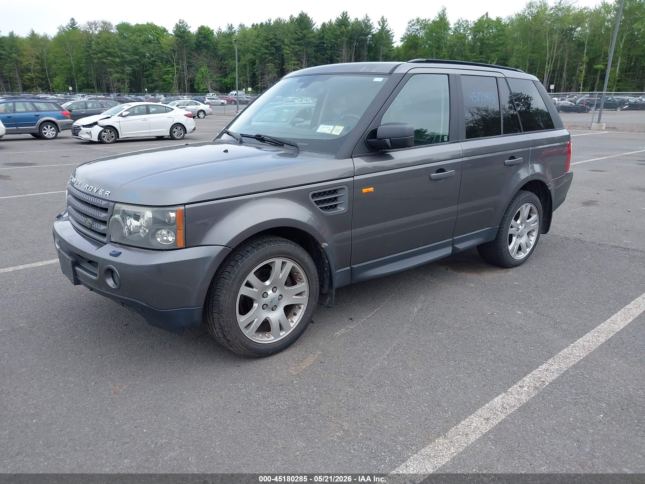 2006 Land Rover Range Rover Sport Hse Gray vin: SALSF25476A972091