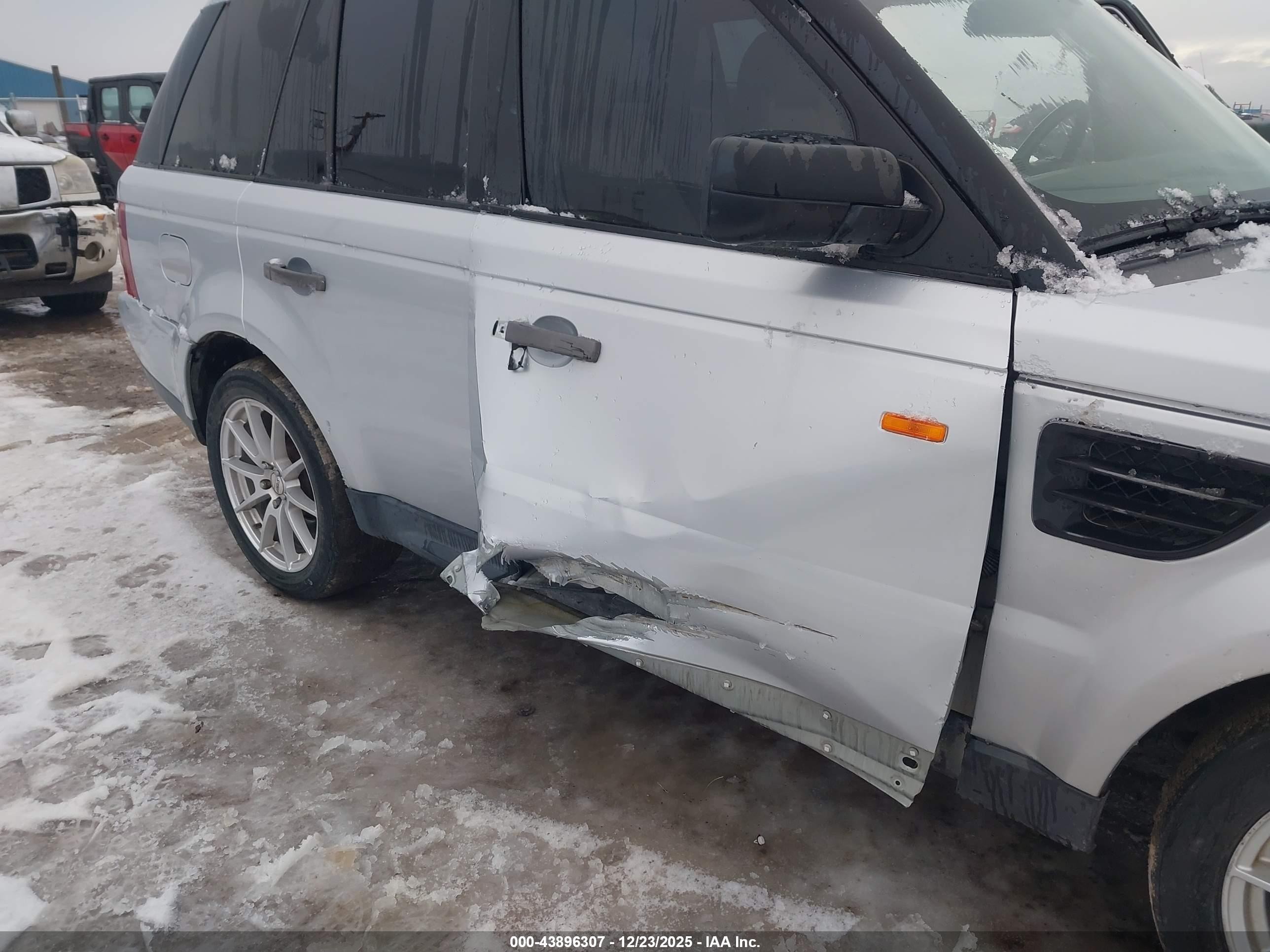 2006 Land Rover Range Rover Sport Hse Silver vin: SALSF25476A978005