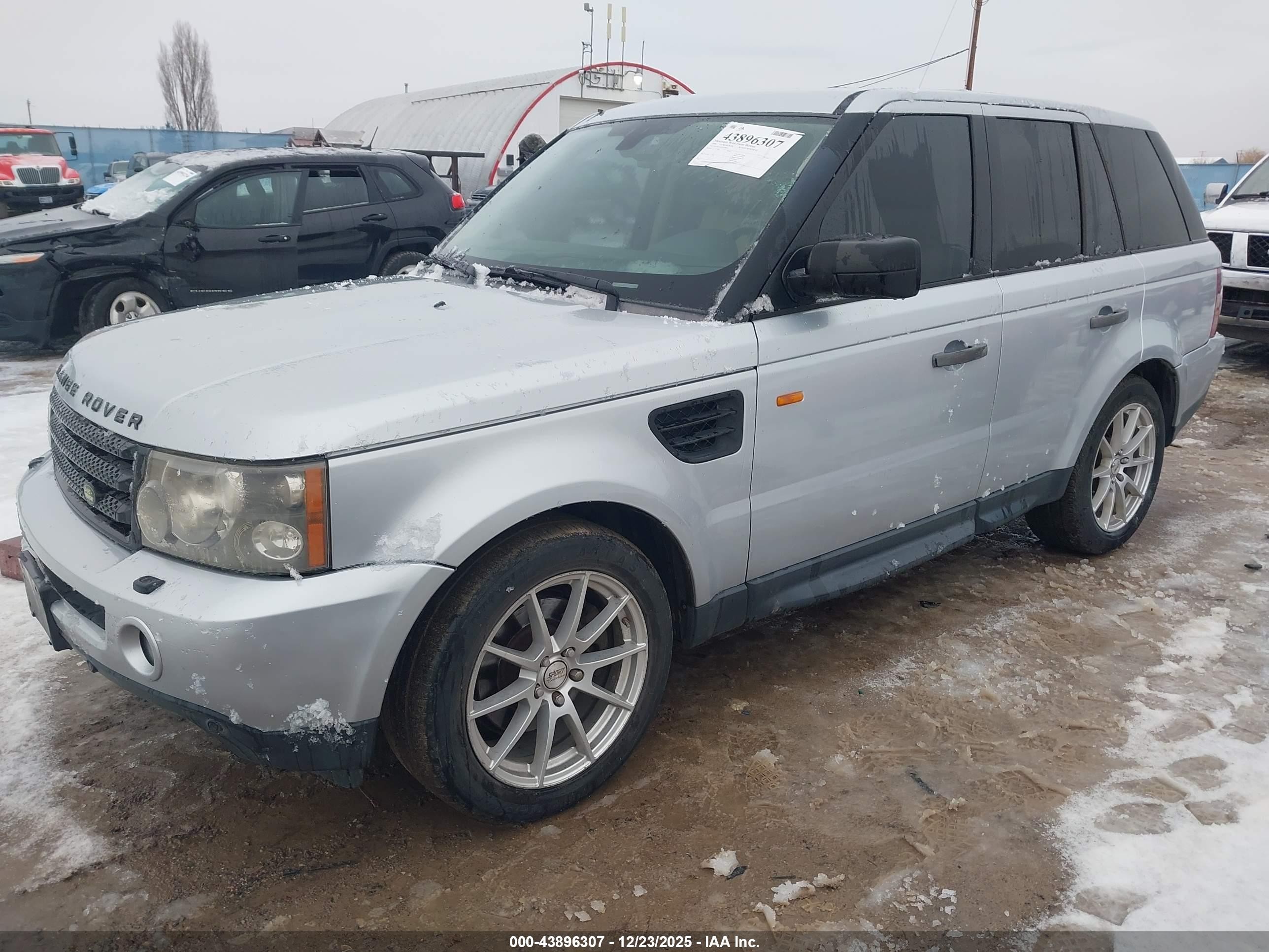 2006 Land Rover Range Rover Sport Hse Silver vin: SALSF25476A978005