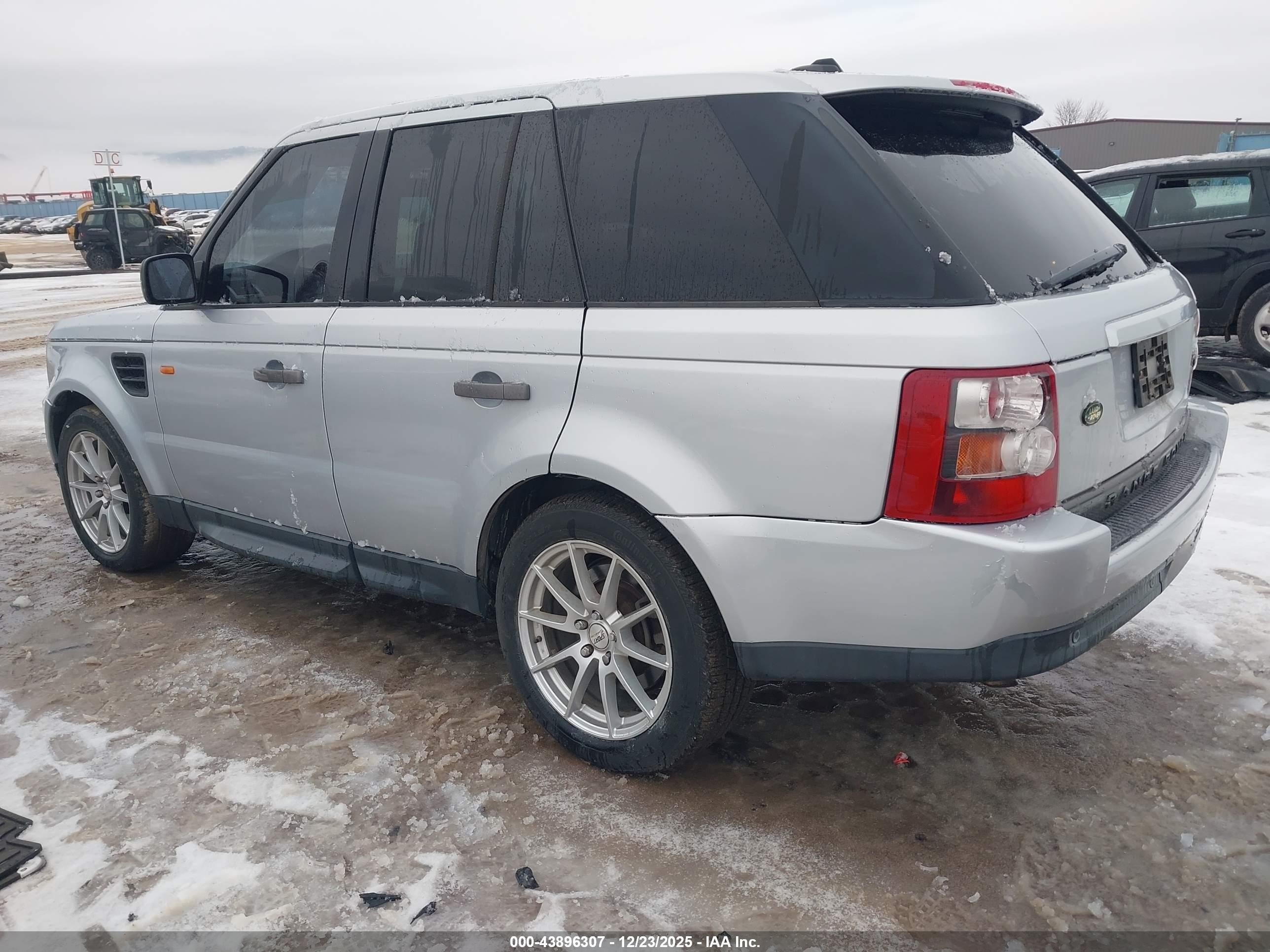2006 Land Rover Range Rover Sport Hse Silver vin: SALSF25476A978005
