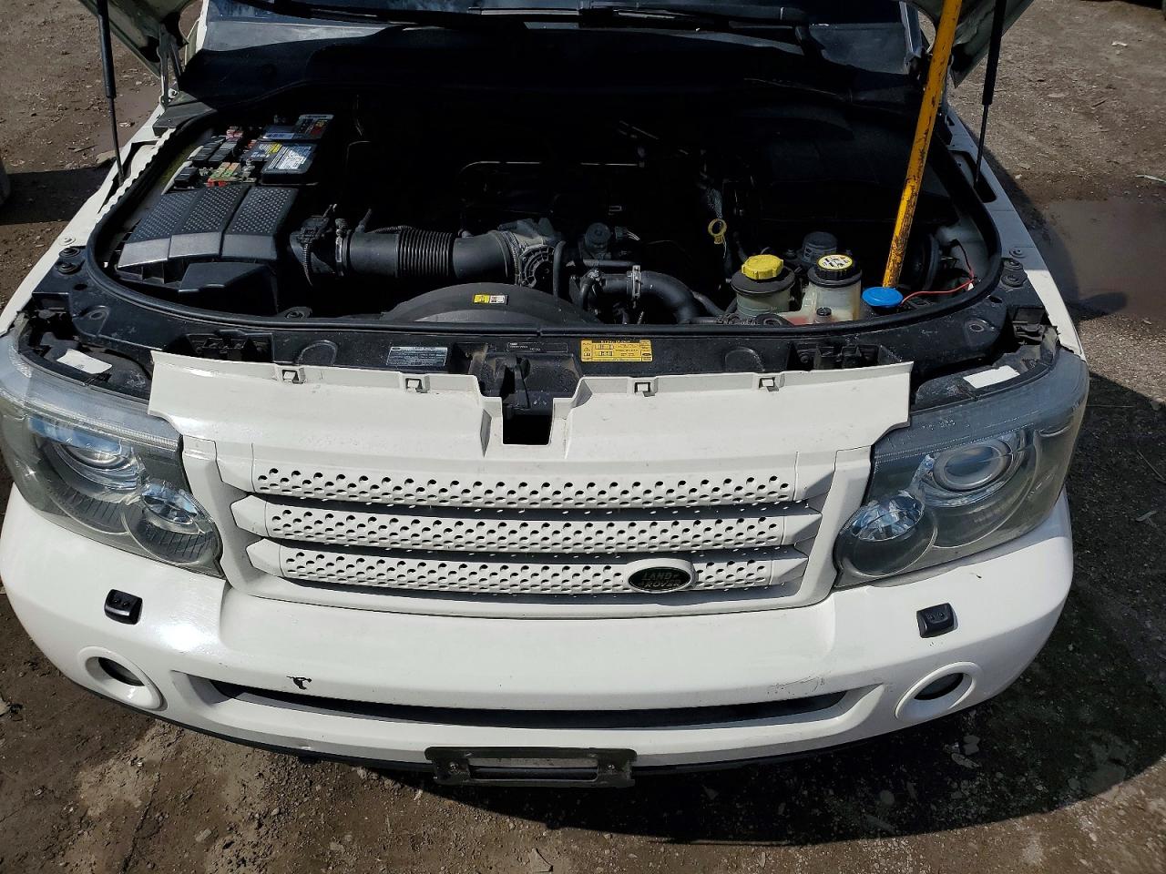 2008 Land Rover Range Rover Sport Hse White vin: SALSF25478A188111