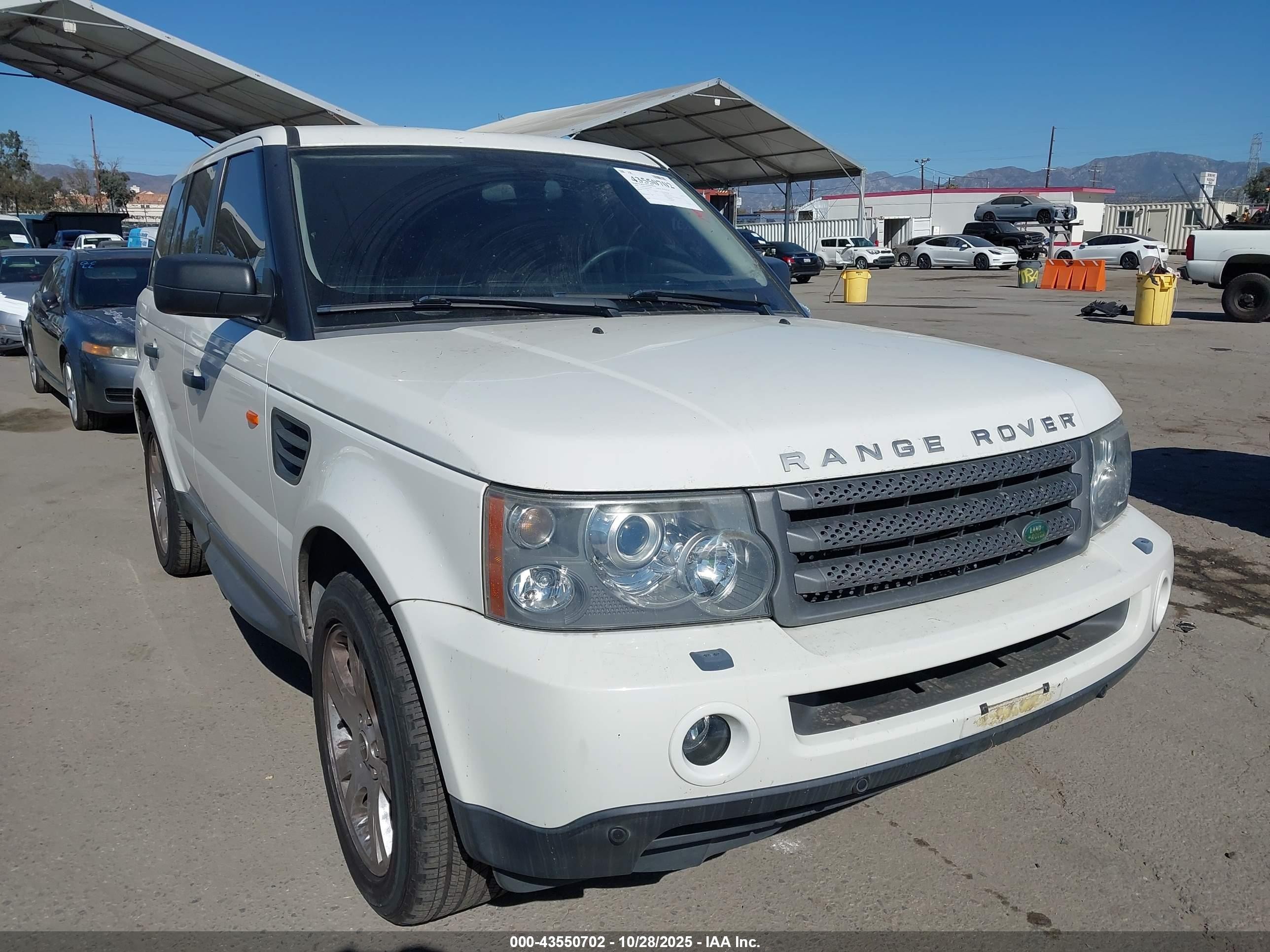 2006 Land Rover Range Rover Sport Hse Белый vin: SALSF25486A922350