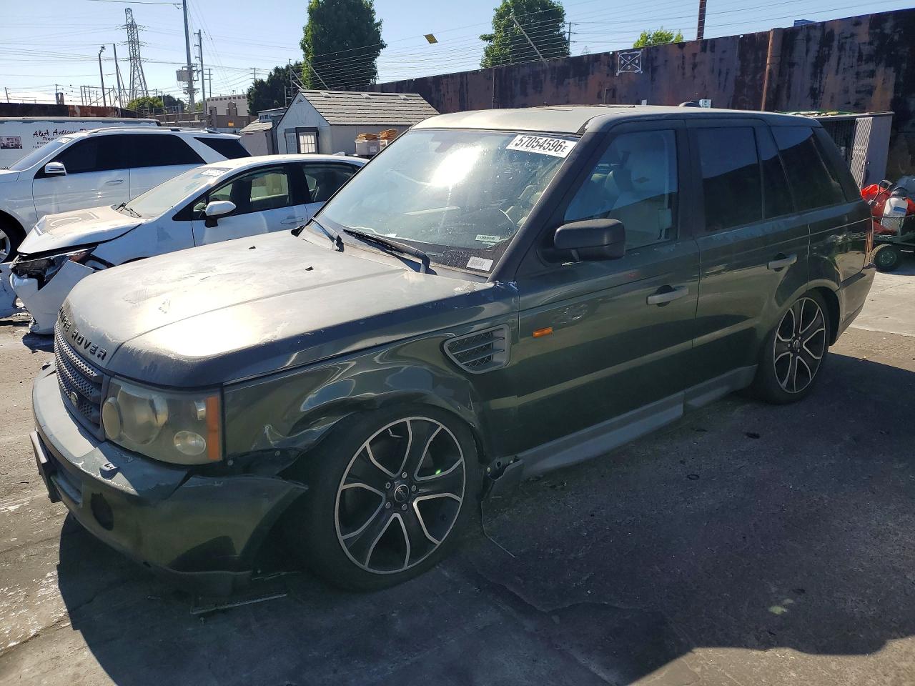 2006 Land Rover Range Rover Sport Hse Green vin: SALSF25486A934708
