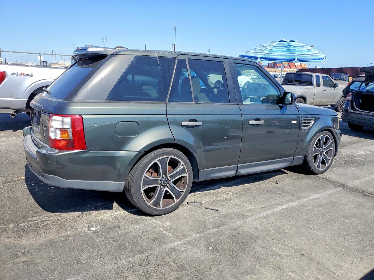 2006 Land Rover Range Rover Sport Hse Green vin: SALSF25486A934708
