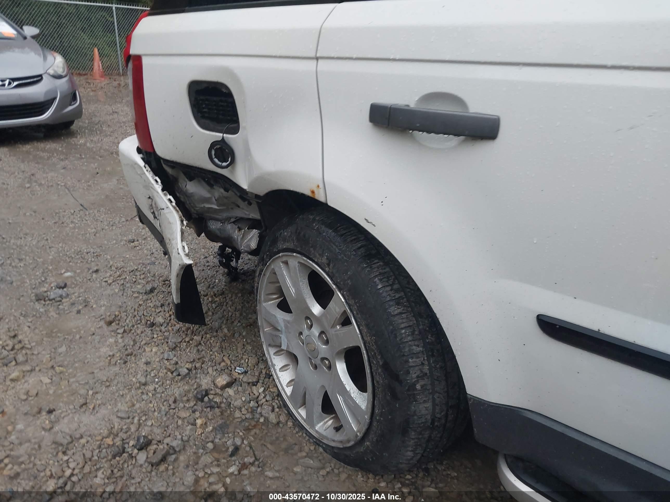 2006 Land Rover Range Rover Sport Hse White vin: SALSF25486A935499