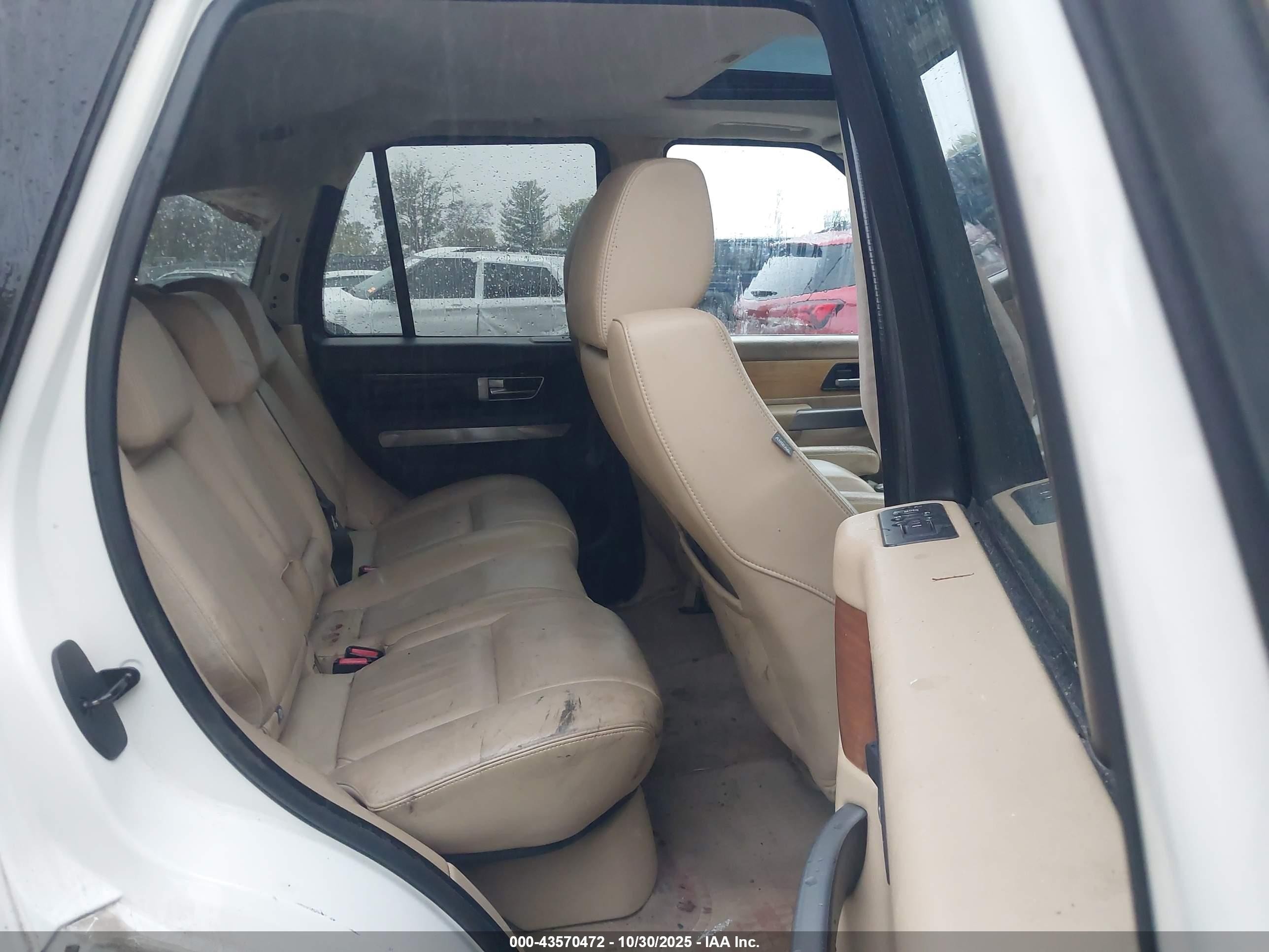 2006 Land Rover Range Rover Sport Hse White vin: SALSF25486A935499
