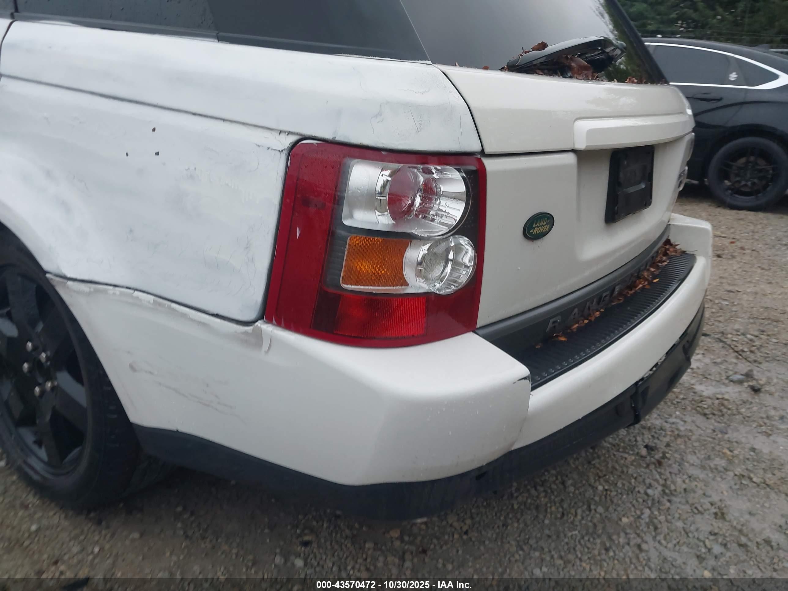 2006 Land Rover Range Rover Sport Hse White vin: SALSF25486A935499
