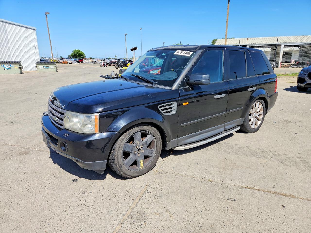 2006 Land Rover Range Rover Sport Hse Black vin: SALSF25486A980619
