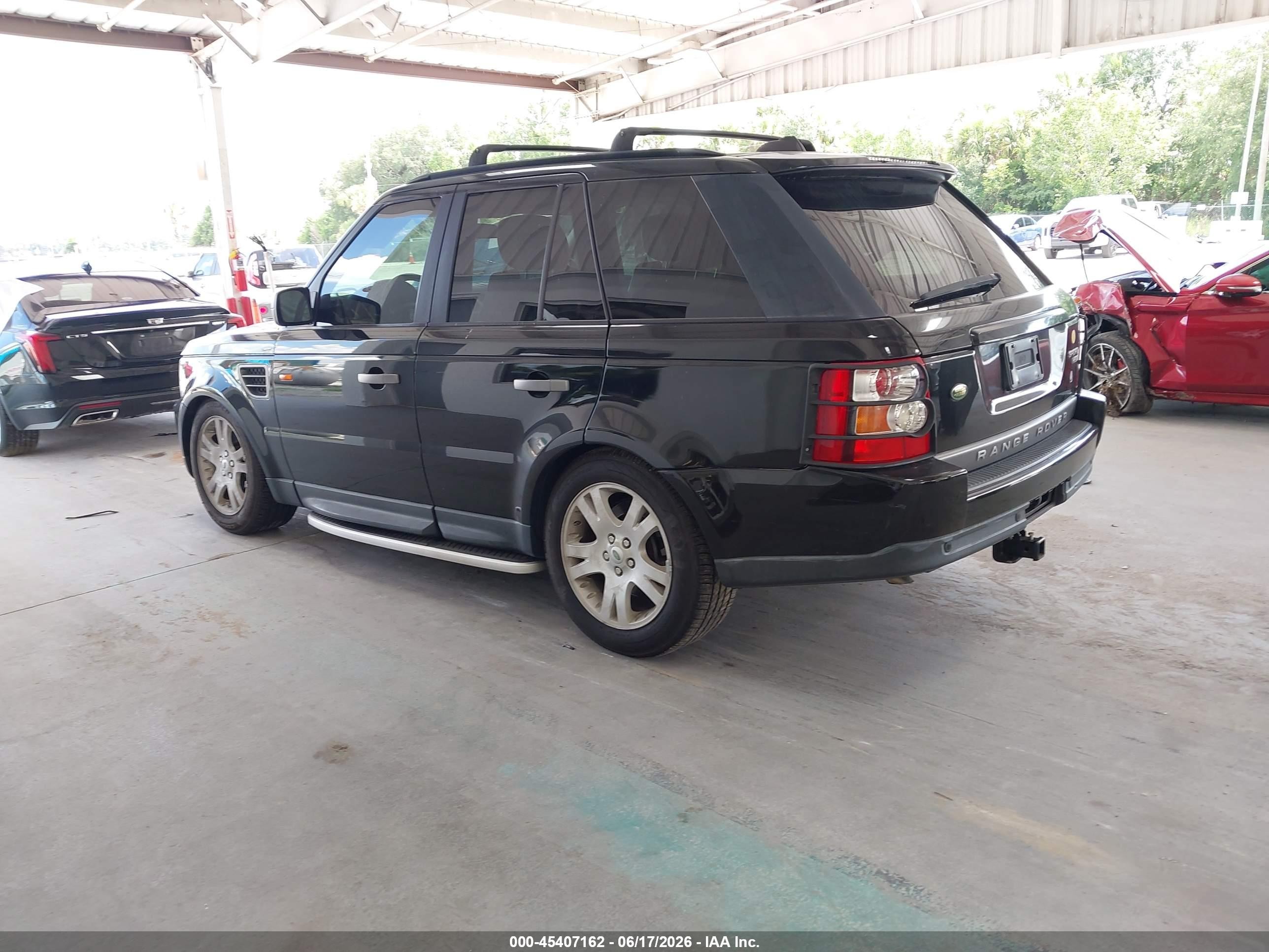 2006 Land Rover Range Rover Sport Hse Black vin: SALSF25496A981553