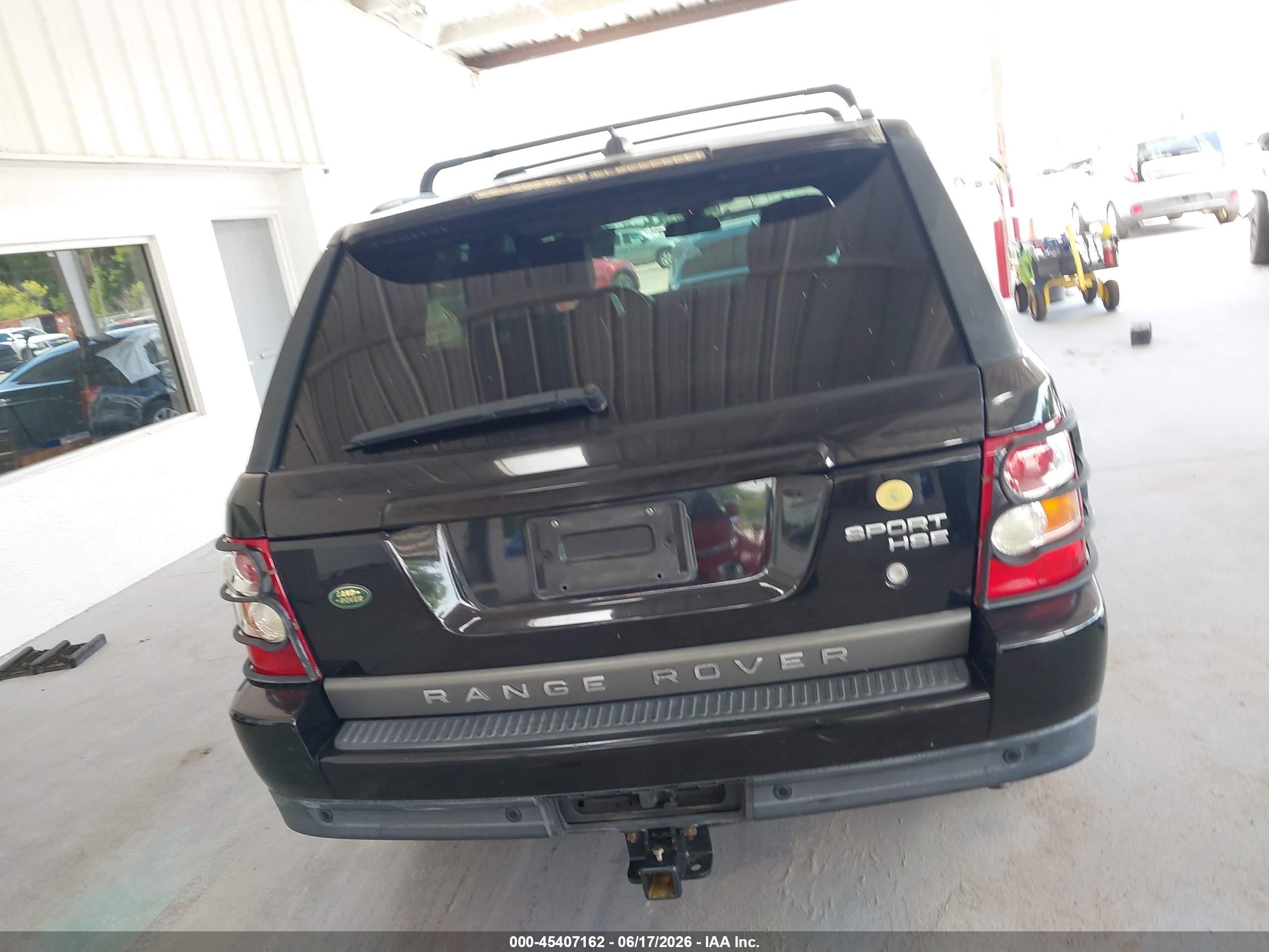 2006 Land Rover Range Rover Sport Hse Black vin: SALSF25496A981553