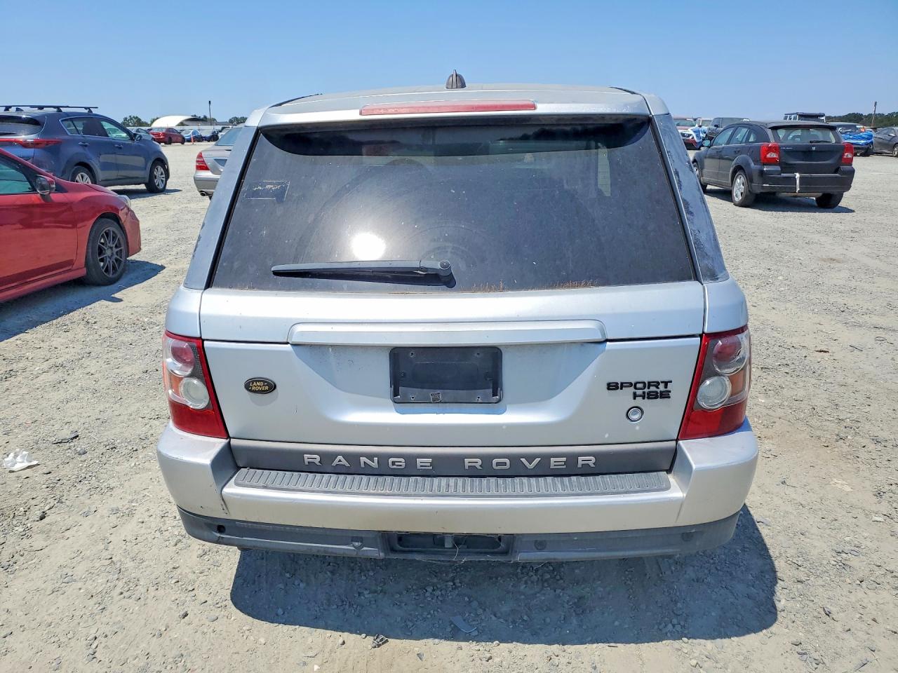 2007 Land Rover Range Rover Sport Hse Silver vin: SALSF25497A987242