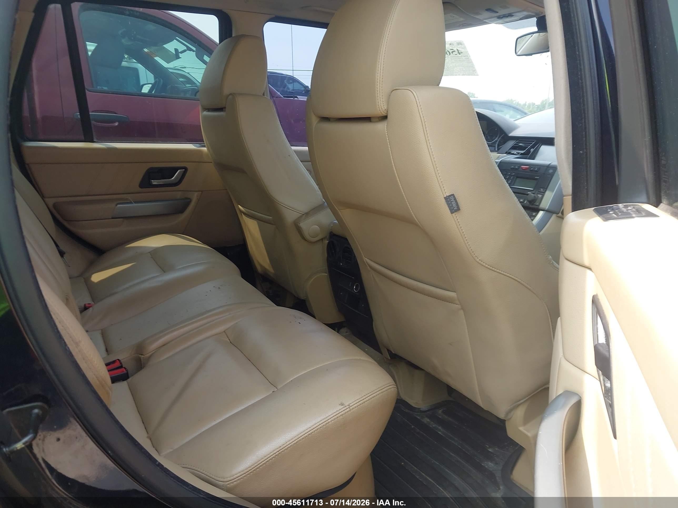 2008 Land Rover Range Rover Sport Hse Черный vin: SALSF25498A169978