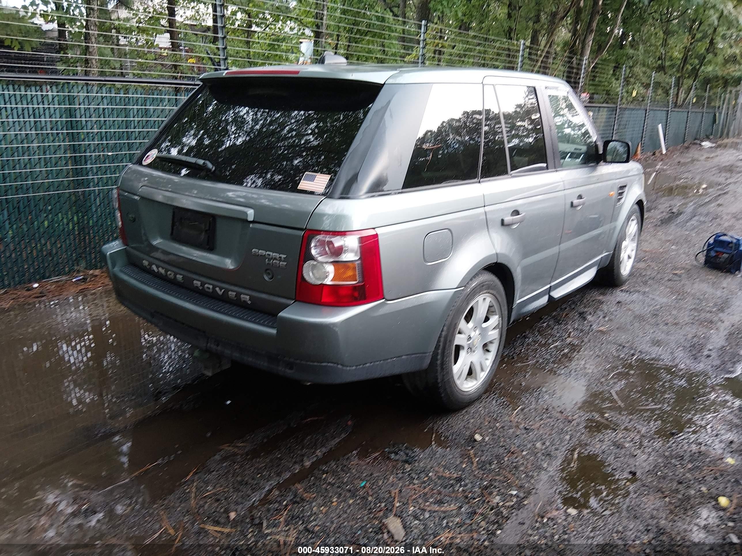 2006 Land Rover Range Rover Sport Hse Зеленый vin: SALSF254X6A914251