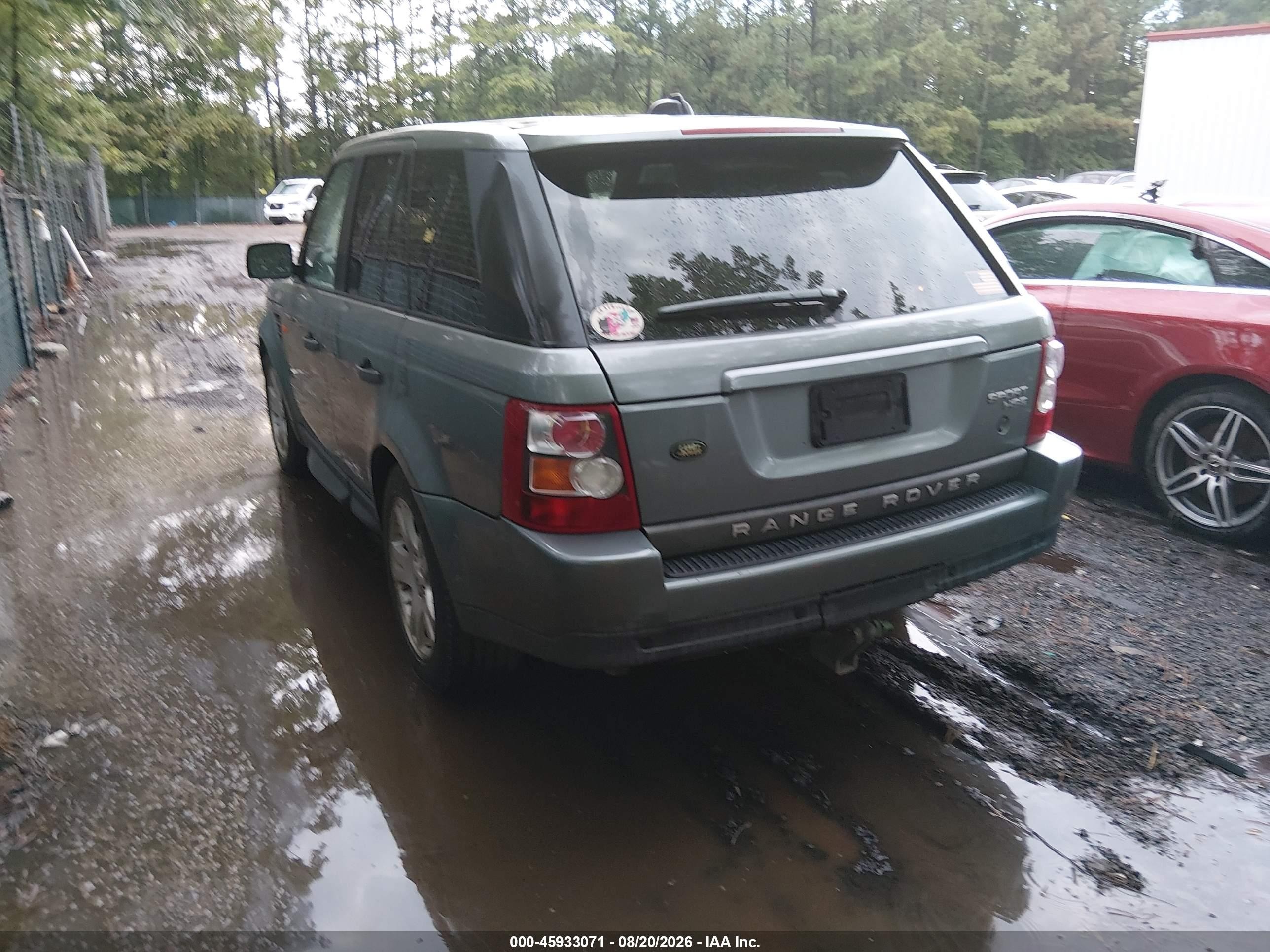 2006 Land Rover Range Rover Sport Hse Зеленый vin: SALSF254X6A914251