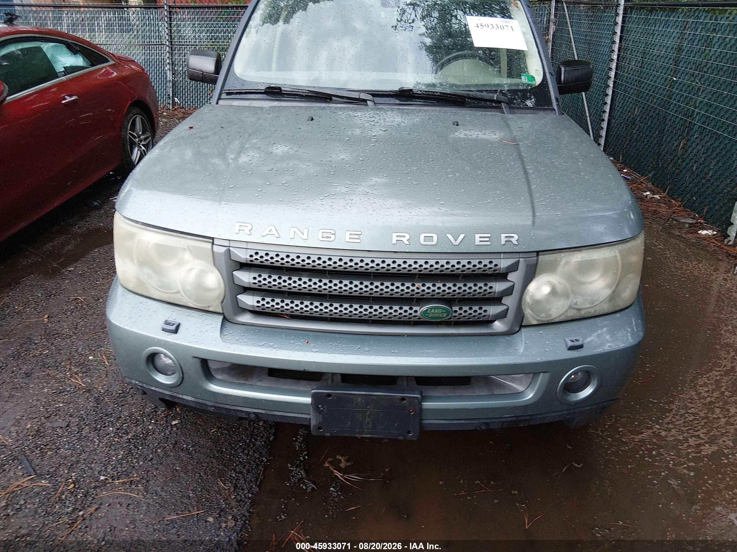 2006 Land Rover Range Rover Sport Hse Зеленый vin: SALSF254X6A914251